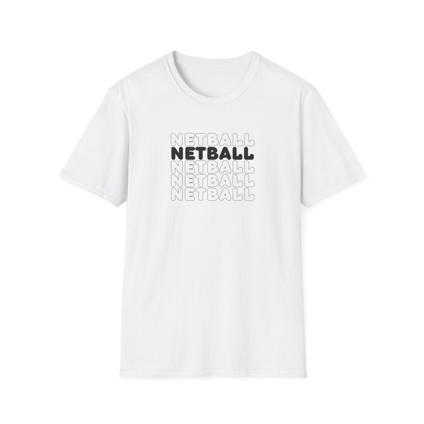 Netball x 5 - Unisex Softstyle T-Shirt