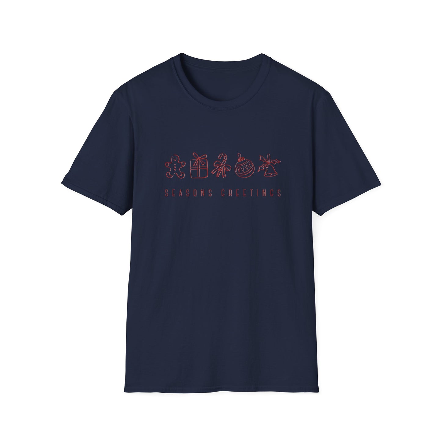 Christmas Sketches - Unisex Softstyle T-Shirt
