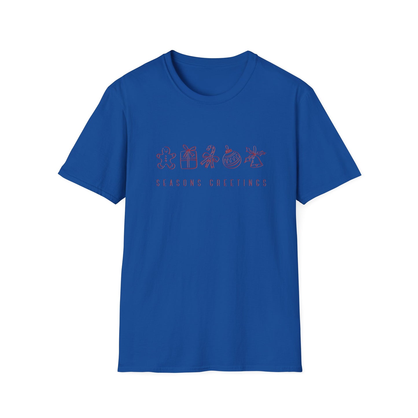 Christmas Sketches - Unisex Softstyle T-Shirt
