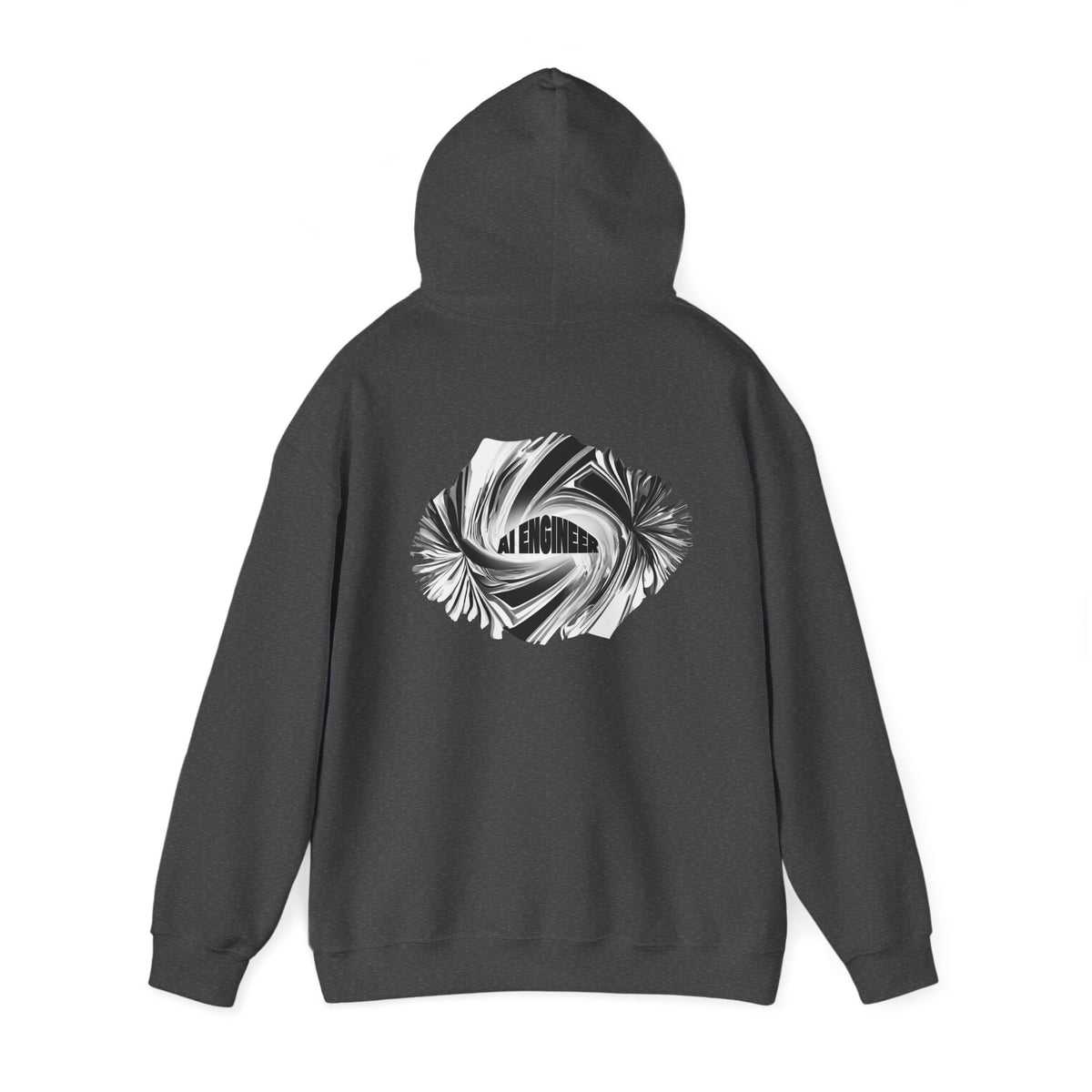 AI Engineer (printed on back) - Modern Vibes - Unisex Heavy Blend™ Hooded Sweatshirt