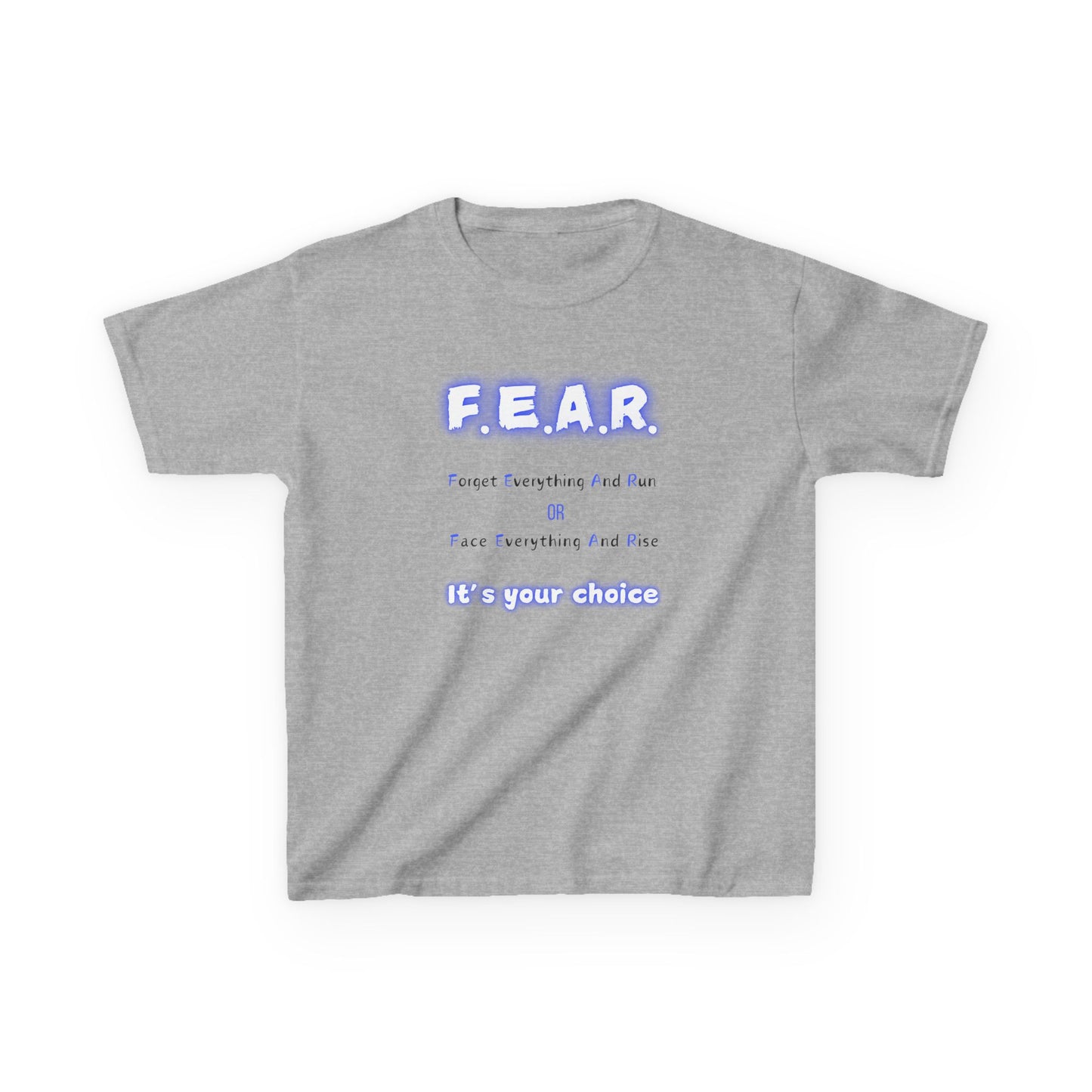 F.E.A.R Face Everything And Rise - Youth / Kids Heavy Cotton™ Tee