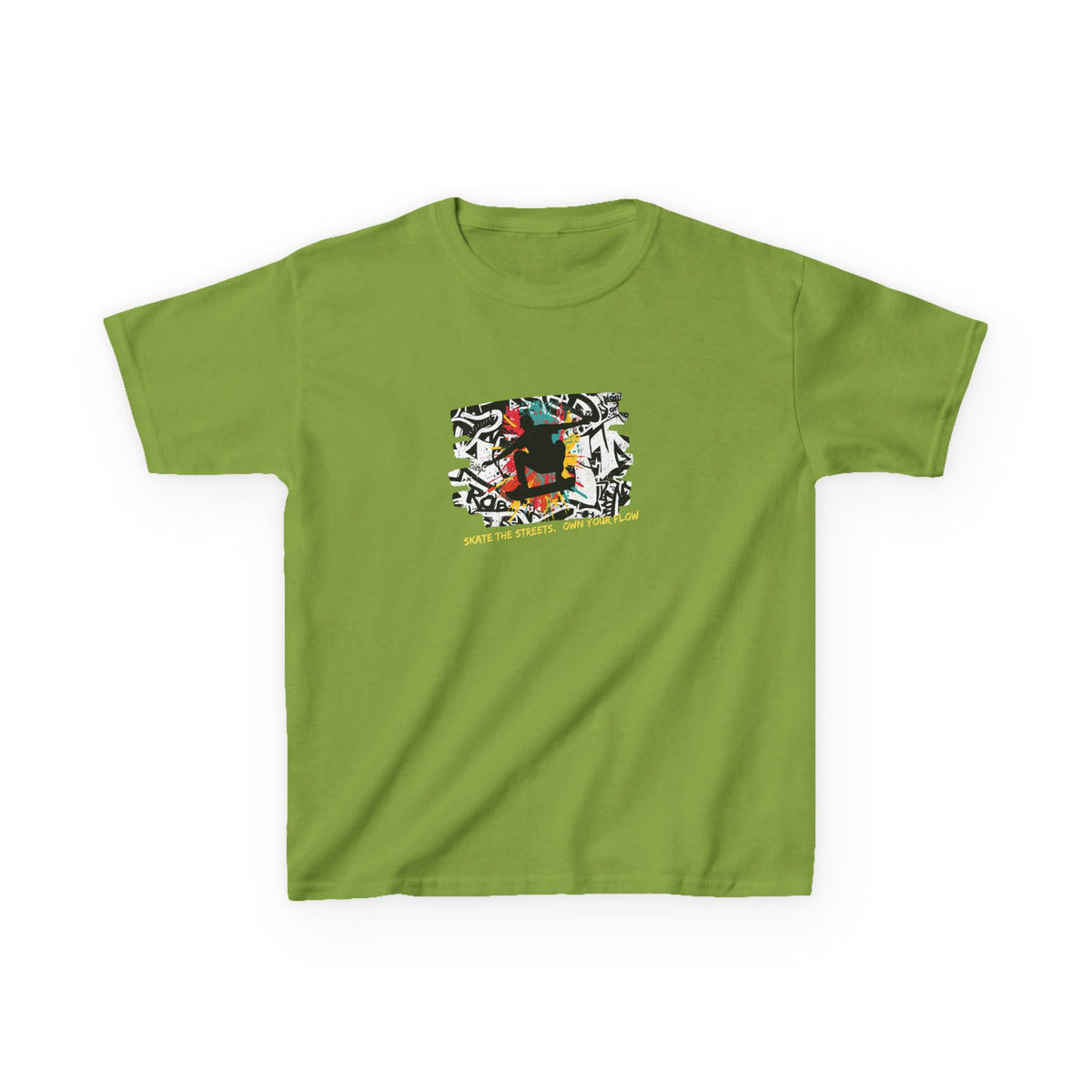 Skate the Streets - Own Your Flow - Youth / Kids Heavy Cotton™ Tee