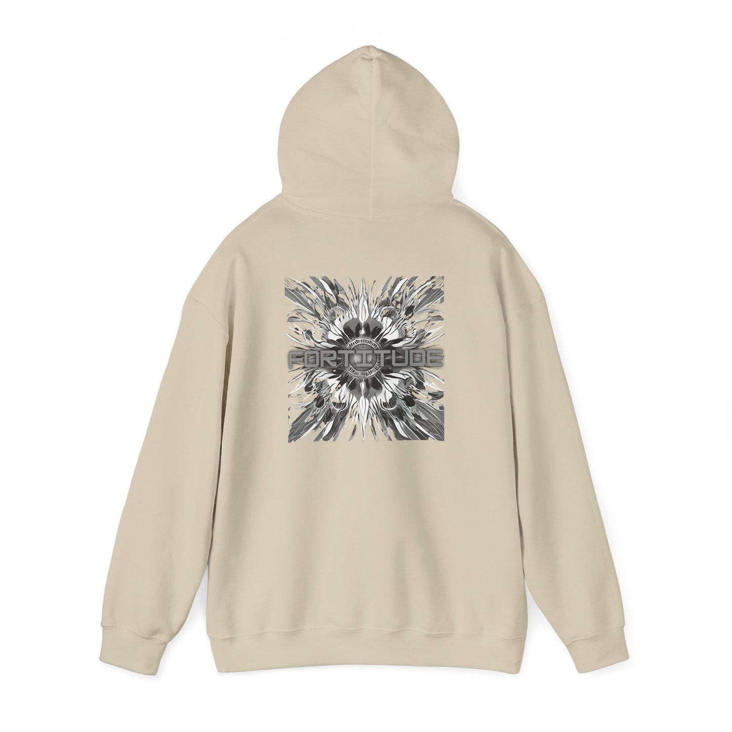 Fortitude (printed on back) - Statement Graphic - Unisex Heavy Blend™ Hooded Sweatshirt