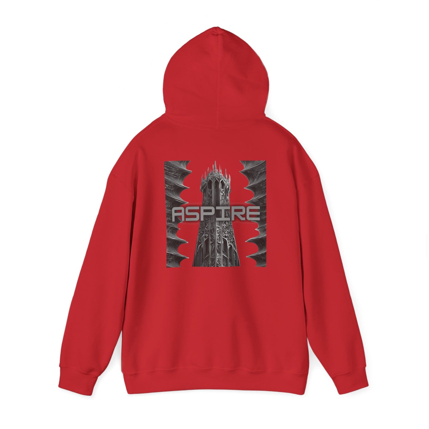 Aspire (printed on back) - Statement Graphic - Unisex Heavy Blend™ Hooded Sweatshirt