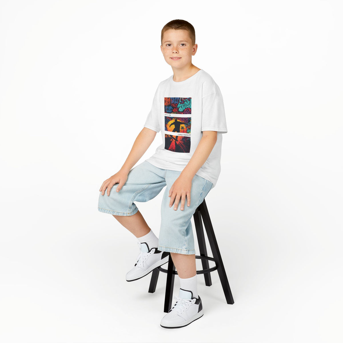 Catch Air, Chase Freedom - Youth / Kids Heavy Cotton™ Tee