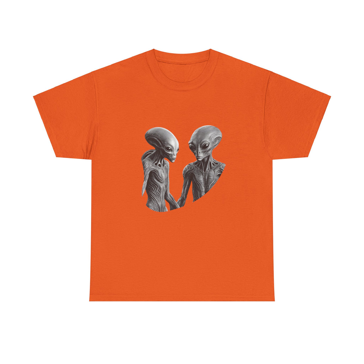 Aliens - Statement Graphic - Unisex Heavy Cotton Tee
