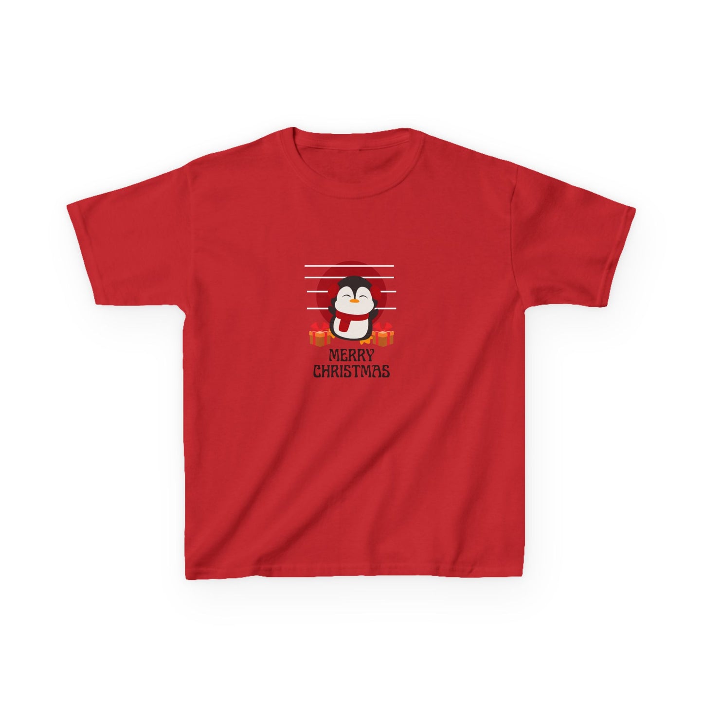 Merry Penguin - Youth/Kids Heavy Cotton Tee