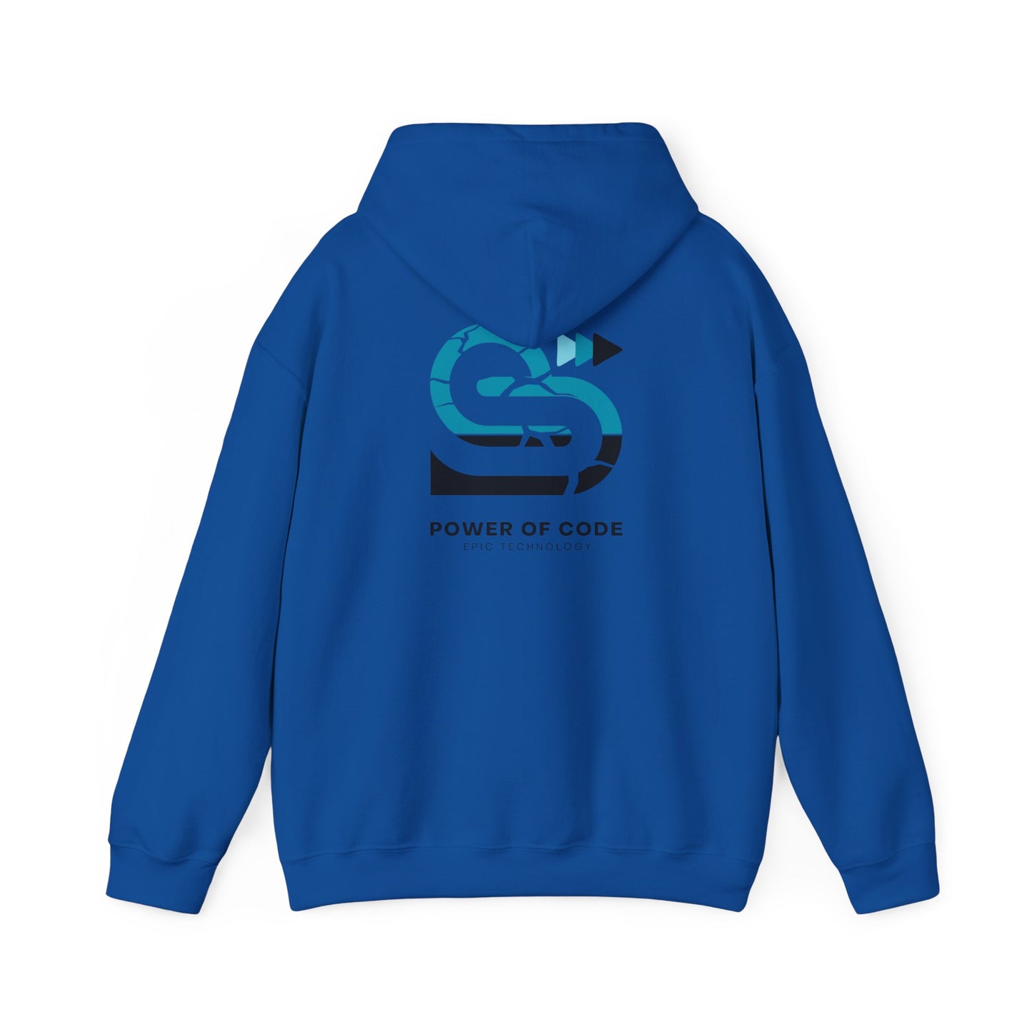Power of Code (printed on back) - Unisex Heavy Blend™ Hooded Sweatshirt