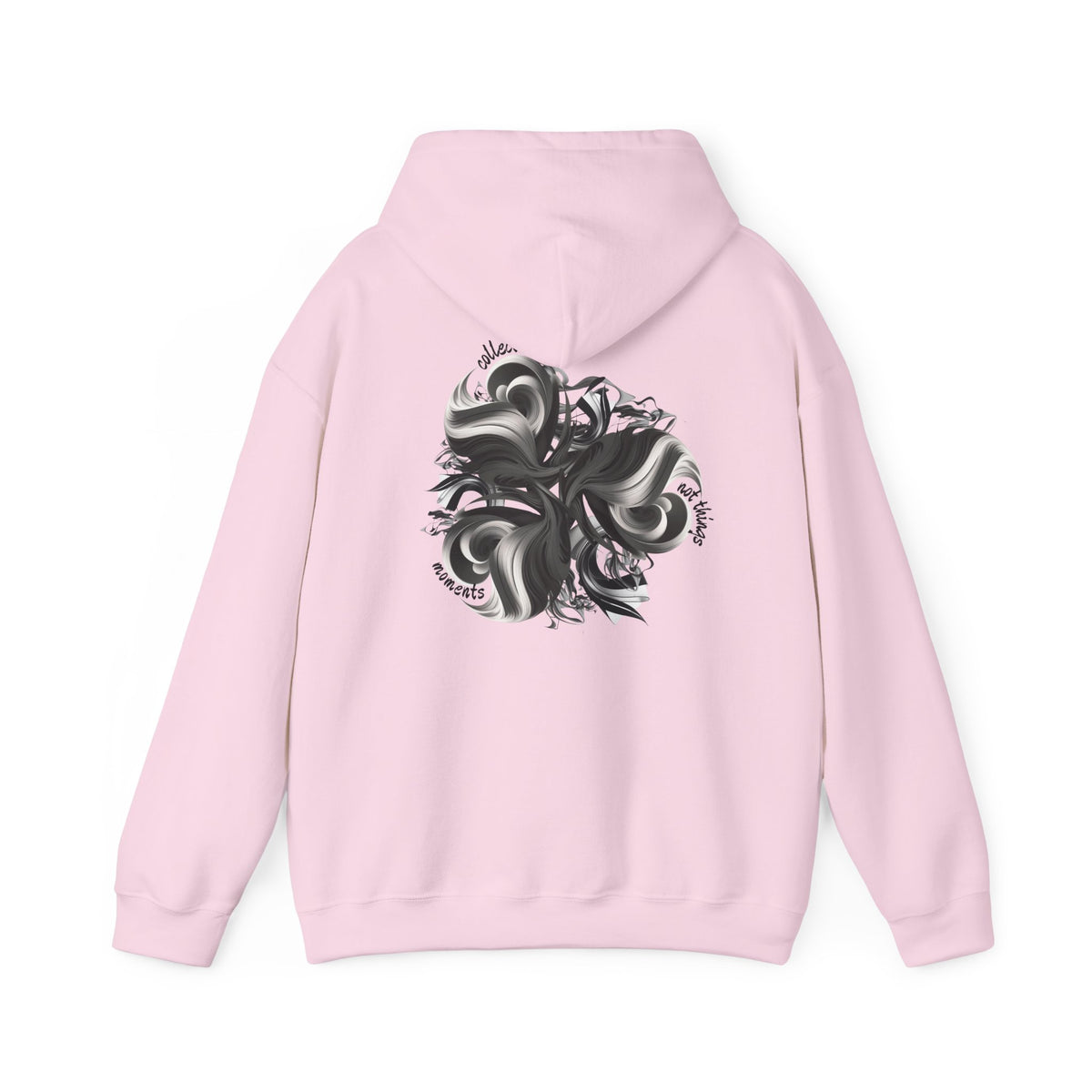 Collect moments not things (printed on back) - Modern Vibes - Unisex Heavy Blend™ Hooded Sweatshirt