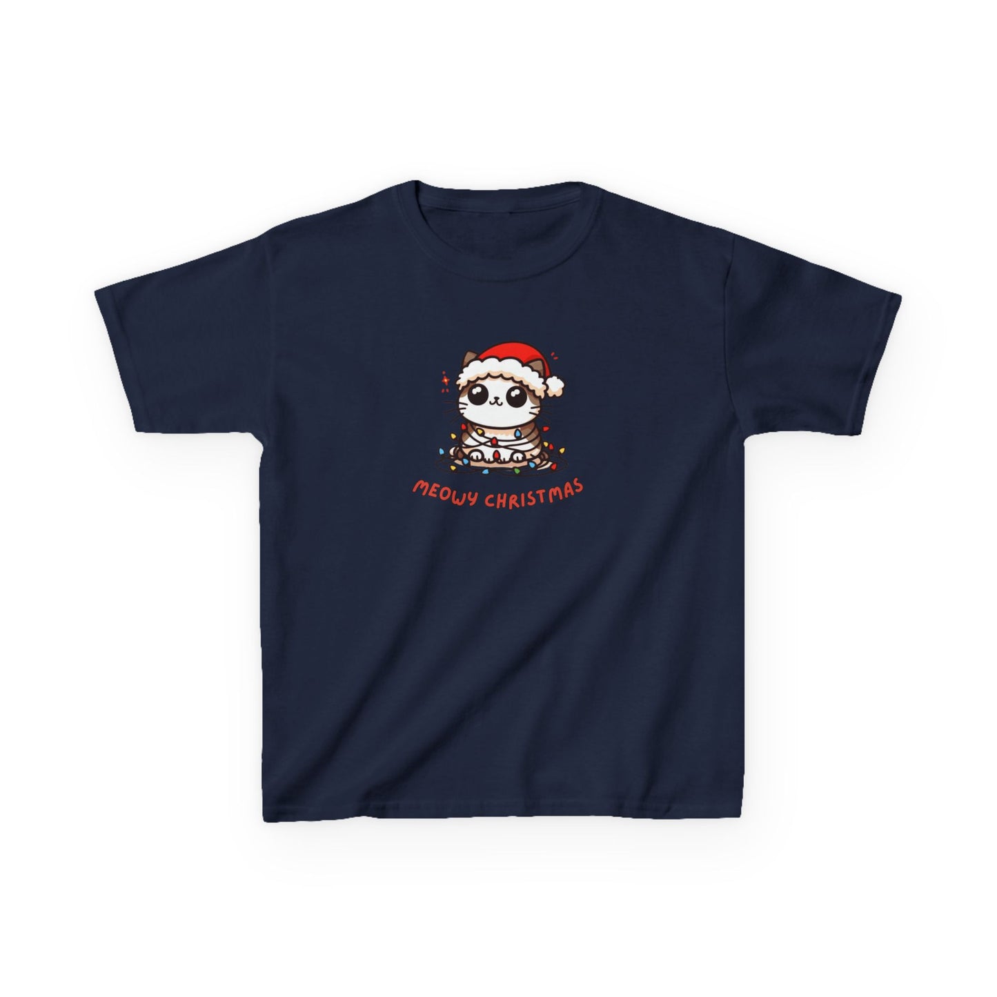 Meowy Christmas - Youth / Kids Heavy Cotton™ Tee