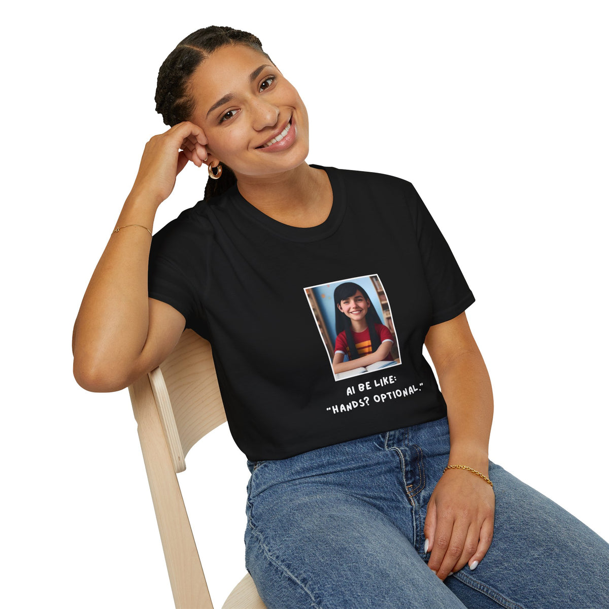 GenAI - Hands Optional - Tech - Unisex Softstyle T-Shirt