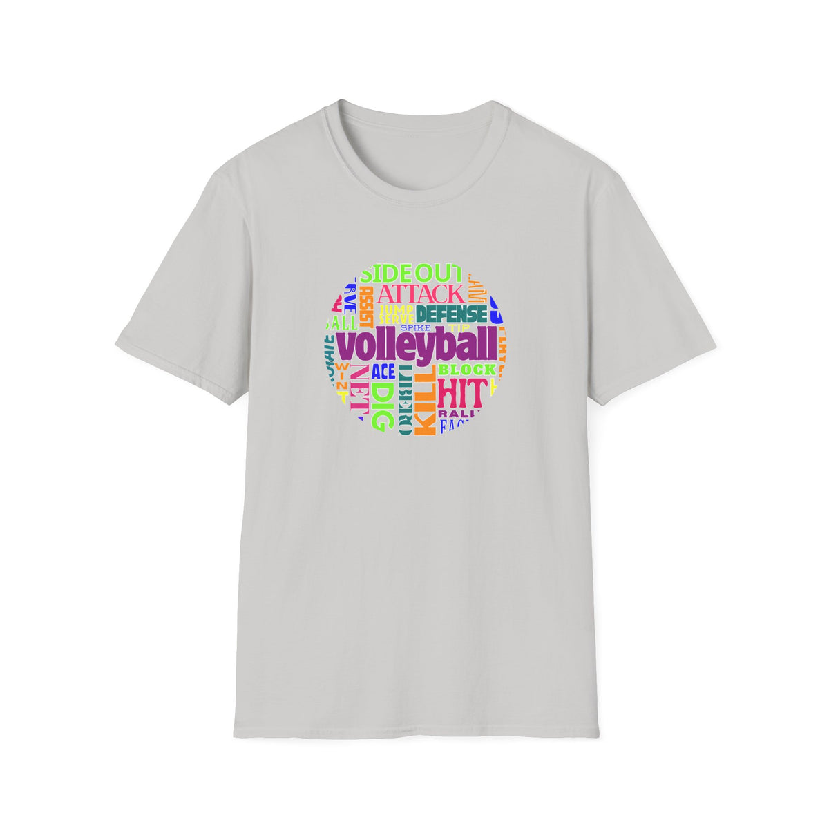 Volleyball Side out - Unisex Softstyle T-Shirt