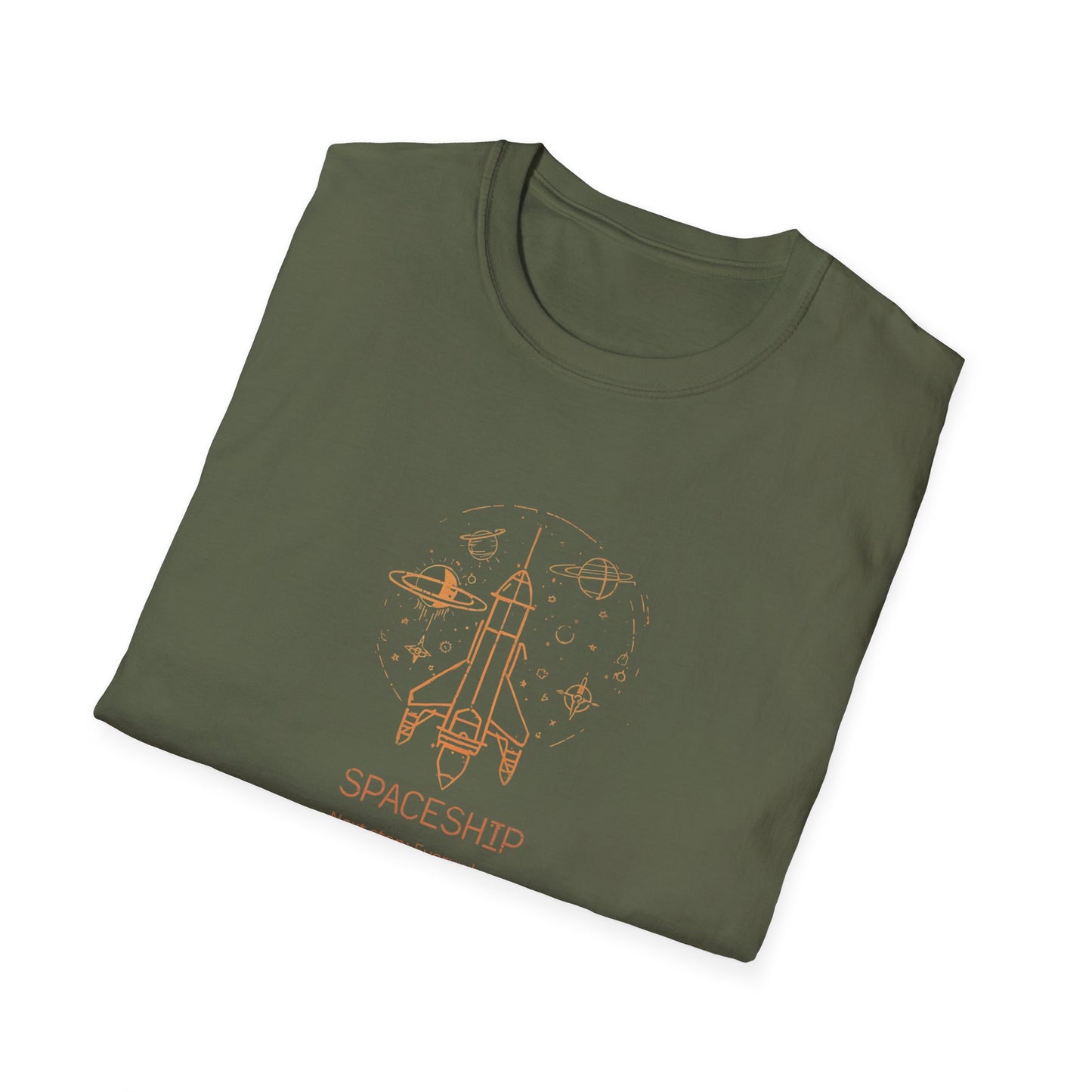 Spaceship - Unisex Softstyle T-Shirt