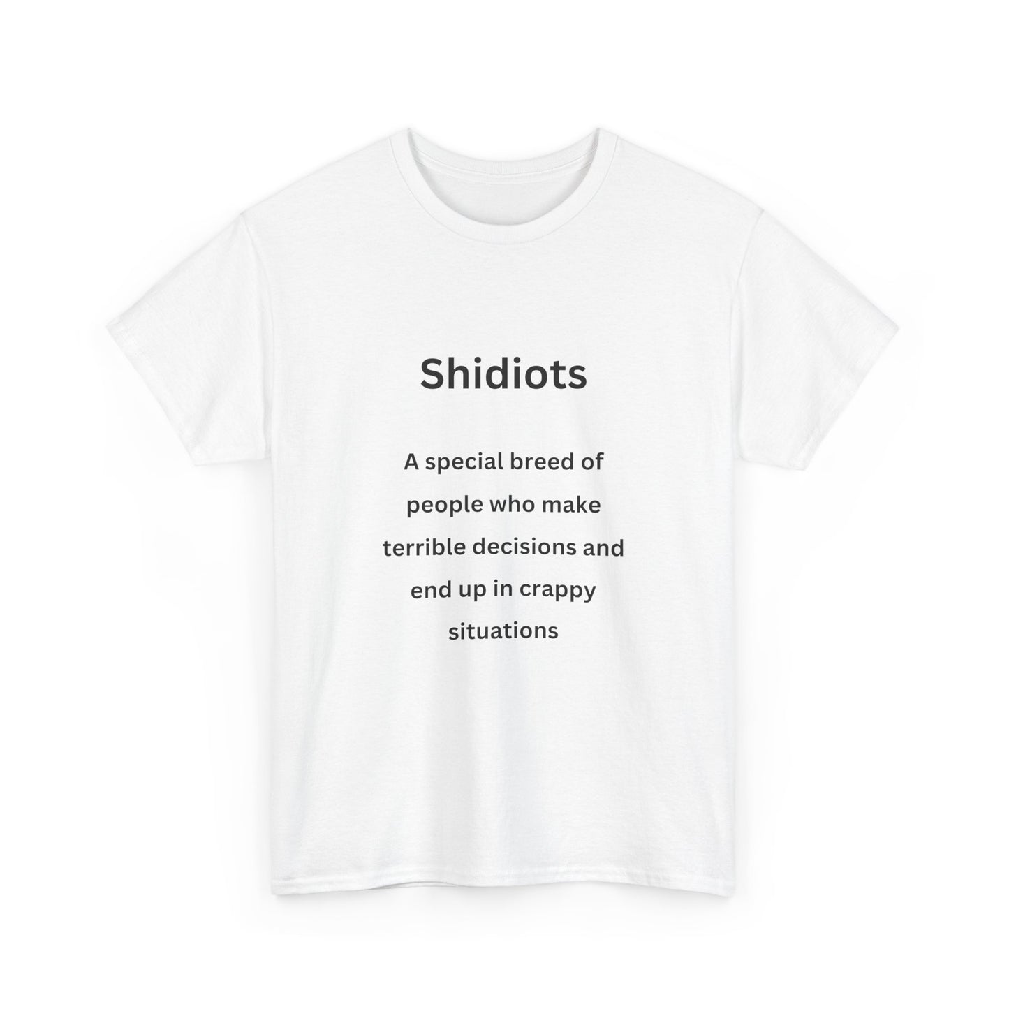 Shidiots - Urban Words - Unisex Heavy Cotton Tee