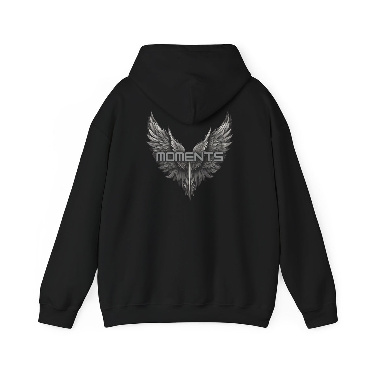 Moments (printed on back) - Statement Graphic - Unisex Heavy Blend™ Hooded Sweatshirt