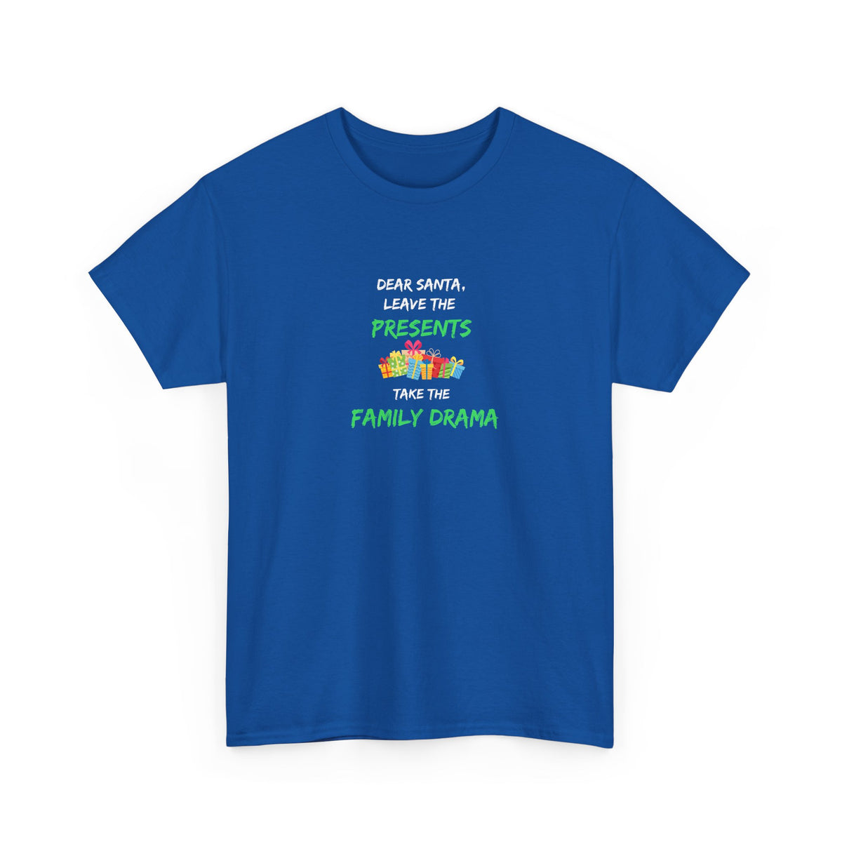 Family Drama - Christmas - Unisex Heavy Cotton Tee