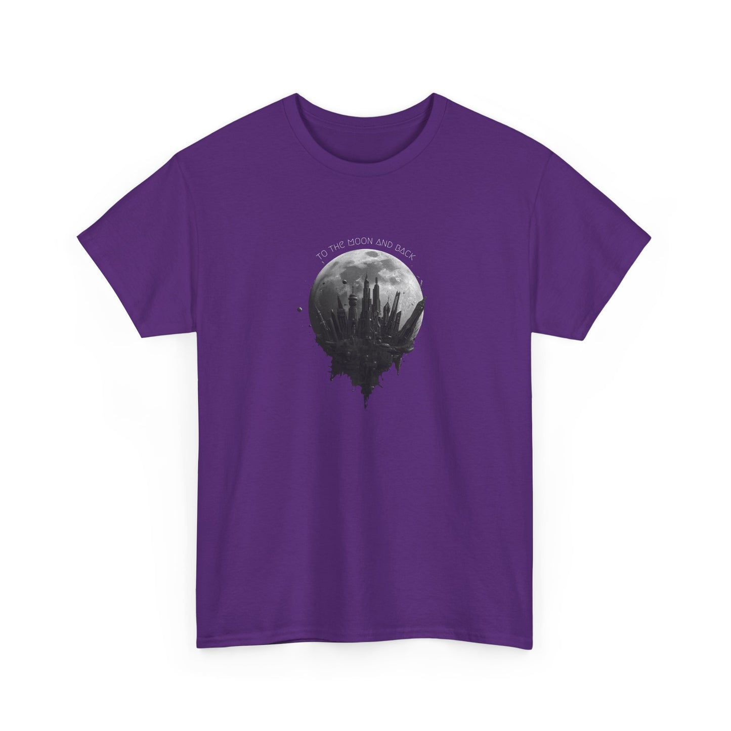 To the Moon and Back- Unisex Heavy Cotton Tee