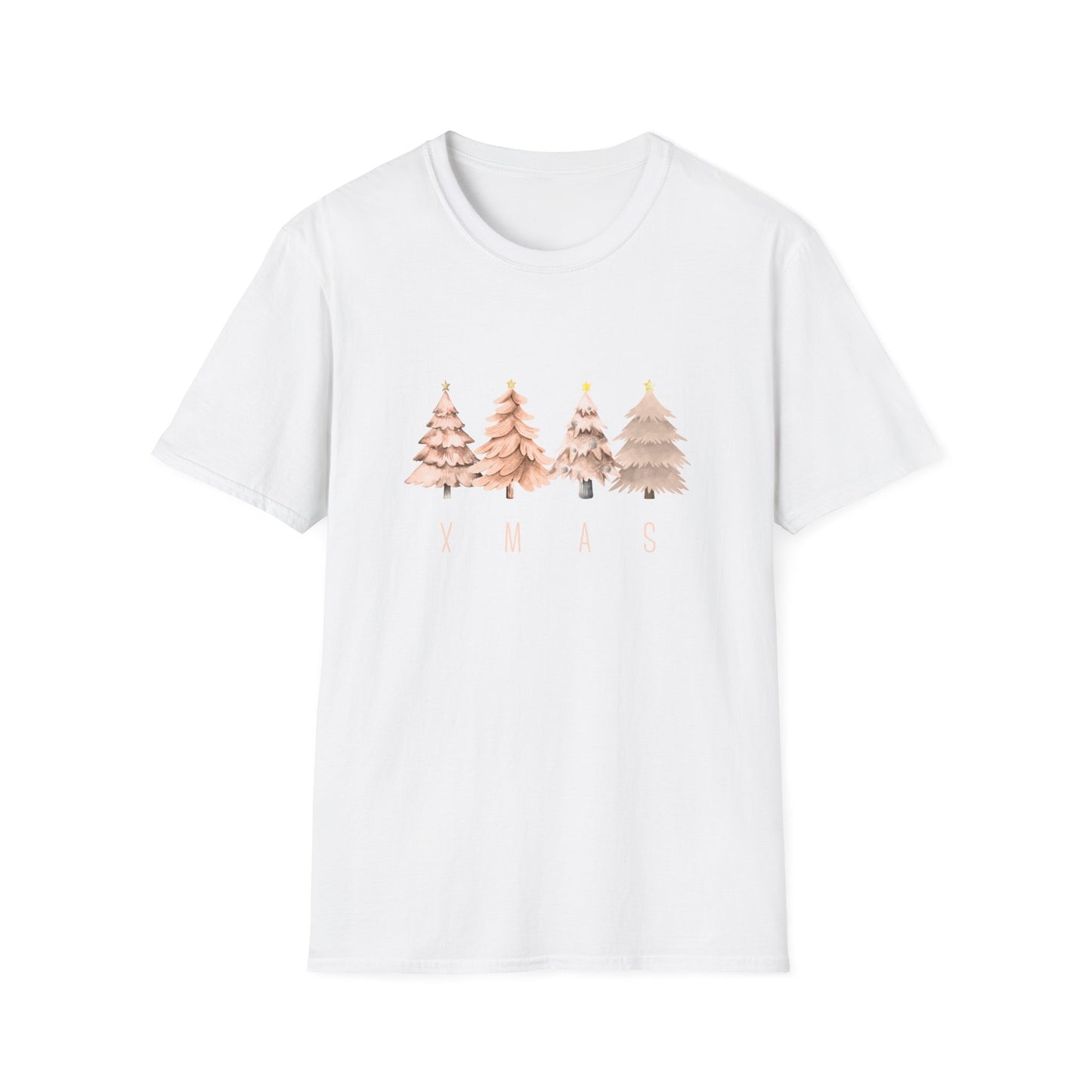 XMAS trees (Neutral) - Unisex Softstyle T-Shirt