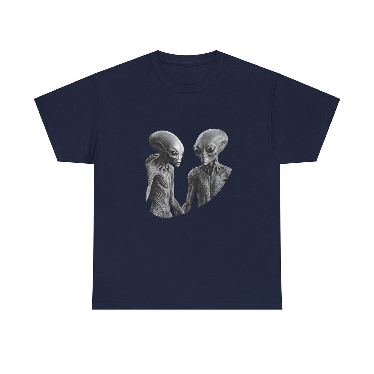 Aliens - Statement Graphic - Unisex Heavy Cotton Tee