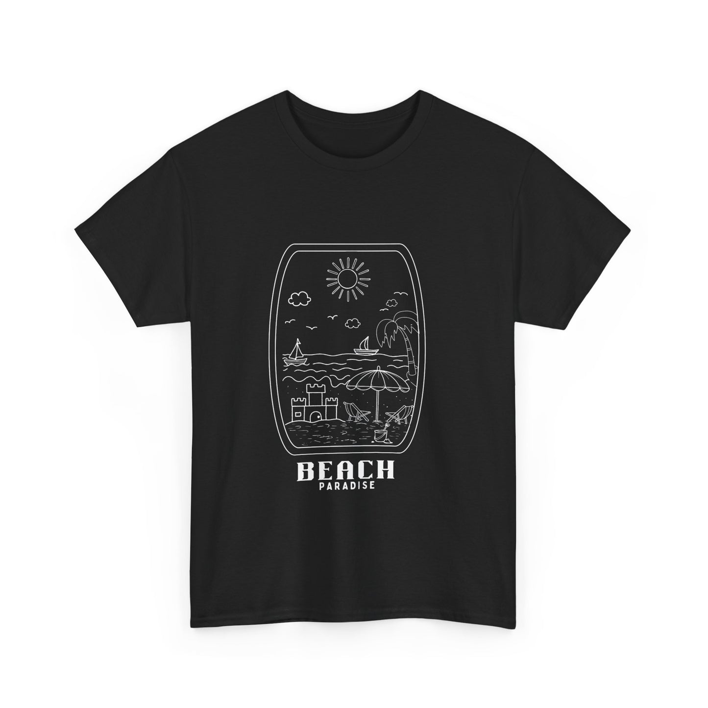 Beach Paradise - Unisex Heavy Cotton Tee
