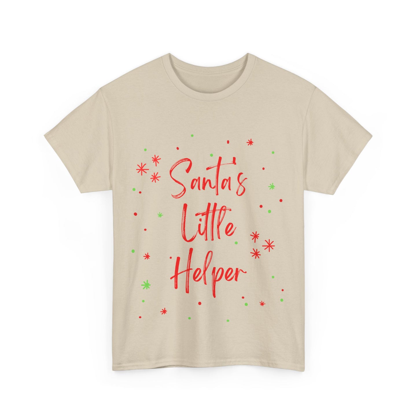 Santa's little helper Christmas - Unisex Heavy Cotton Tee