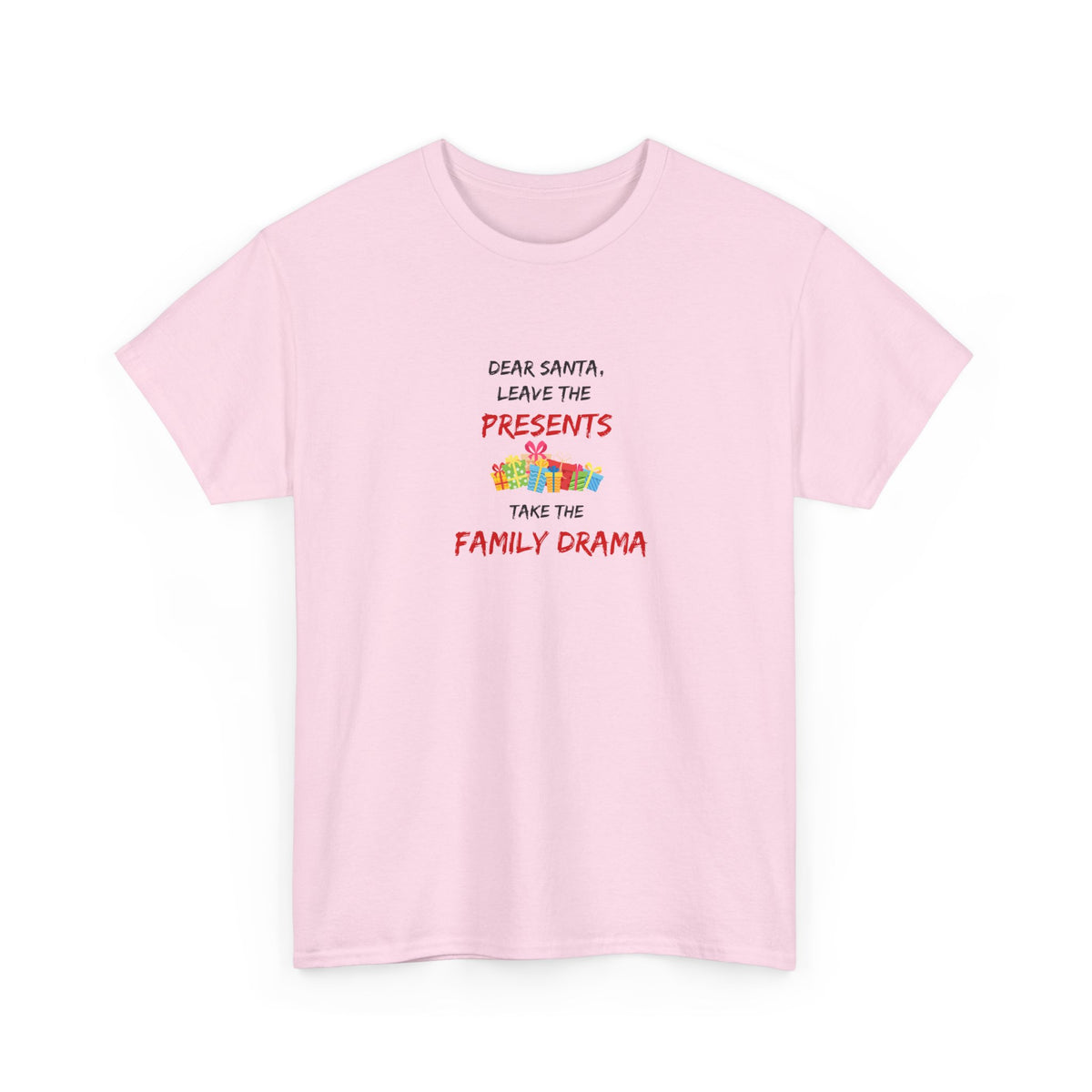 Family Drama - Christmas - Unisex Heavy Cotton Tee