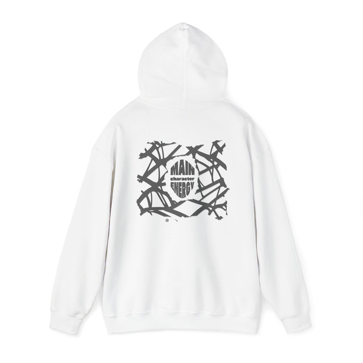 Main Character Energy (printed on back) - Modern Vibes - Unisex Heavy Blend™ Hooded Sweatshirt