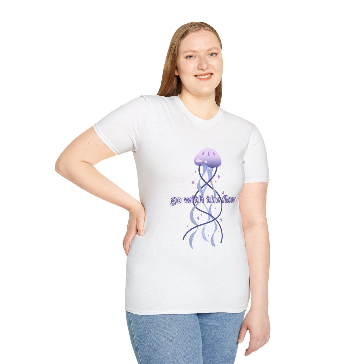 Go with the flow - Unisex Softstyle T-Shirt