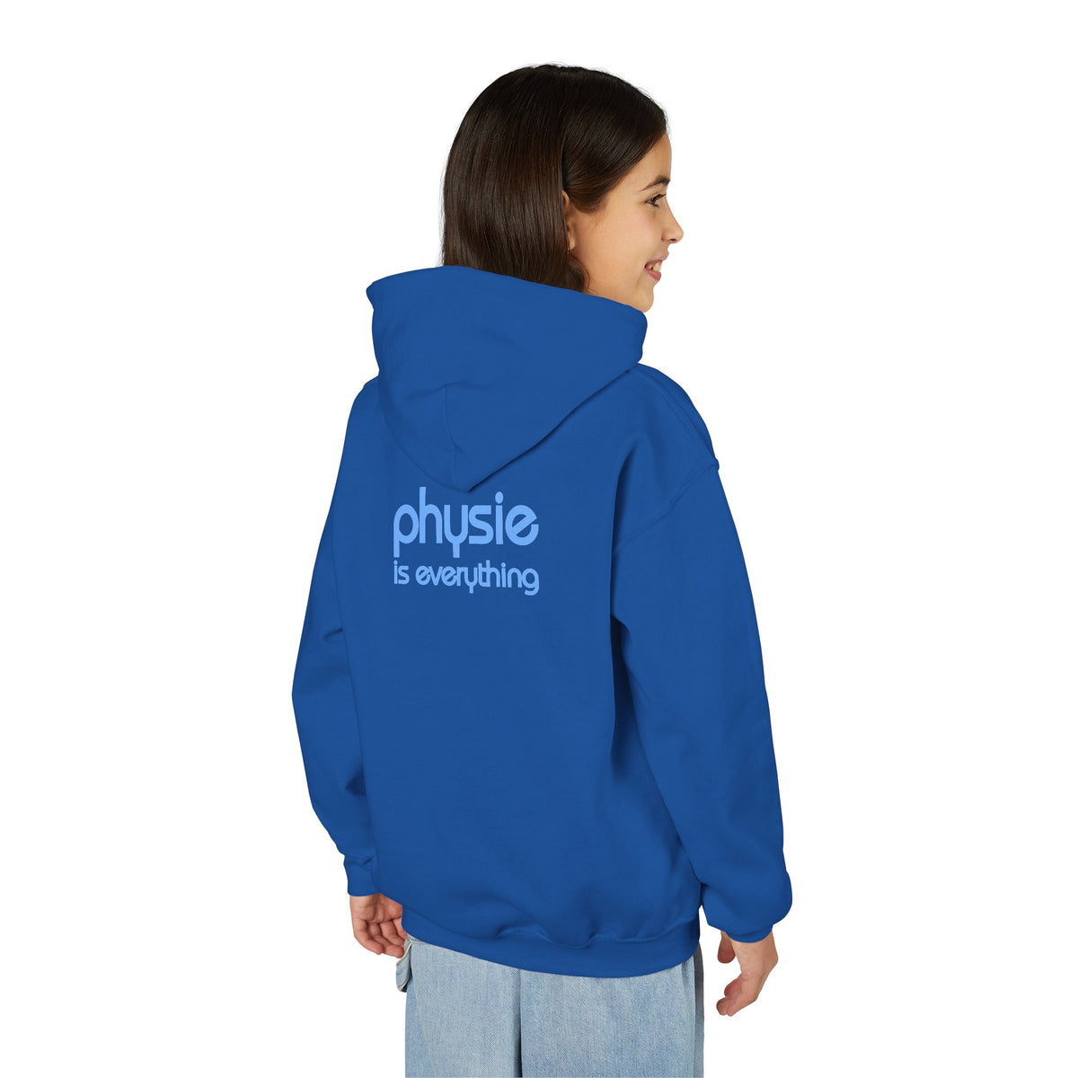 Physie is life (printed on back) - Youth Heavy Blend Hoodie