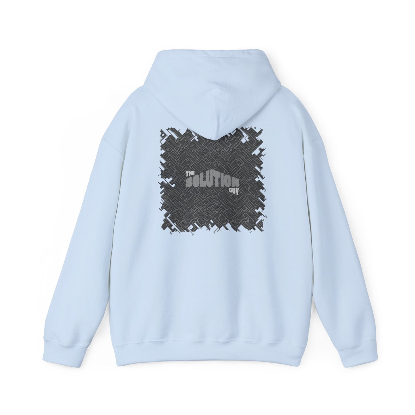 The Solution Guy (printed on back) - Modern Vibes - Unisex Heavy Blend™ Hooded Sweatshirt