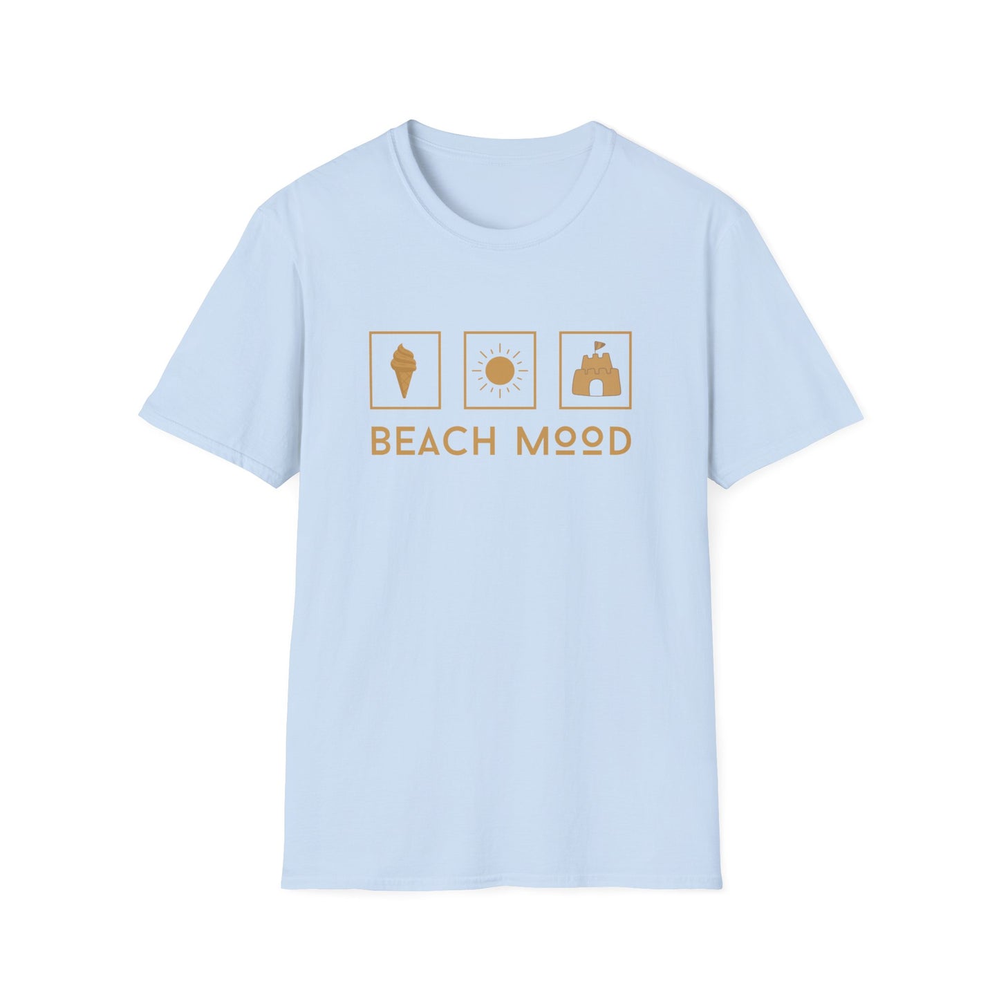 Beach Mood (sand) - Statement graphic - Unisex Softstyle T-Shirt