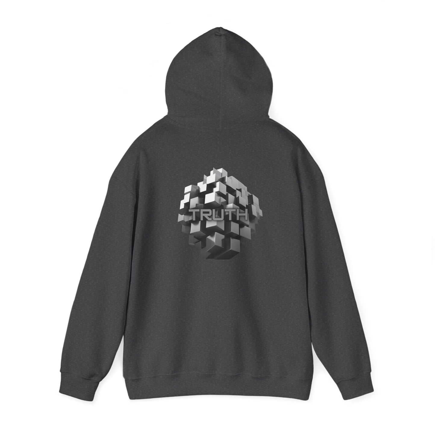 Truth (printed on back) - Statement Graphic - Unisex Heavy Blend™ Hooded Sweatshirt