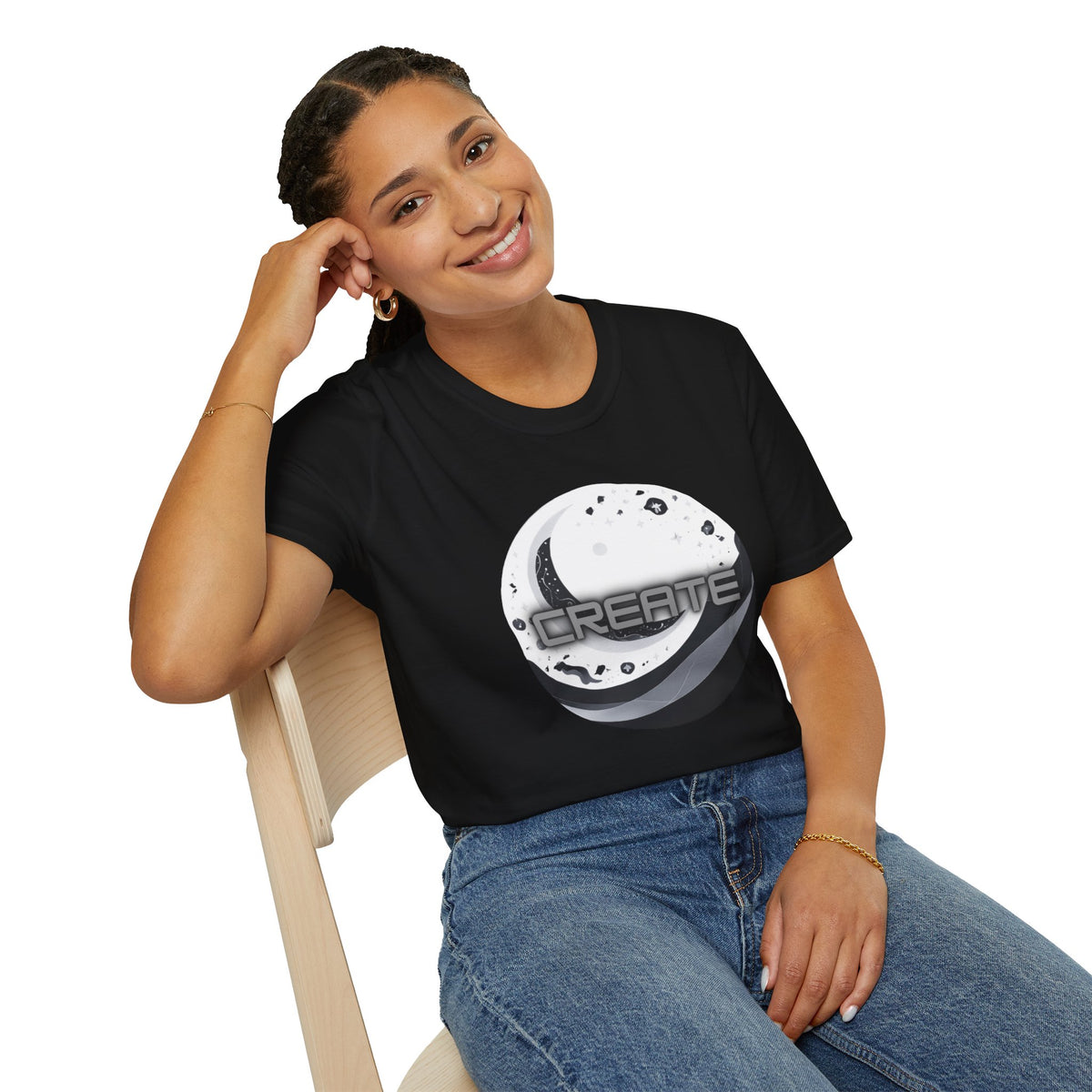 Create - Statement Graphic - Unisex Softstyle T-Shirt