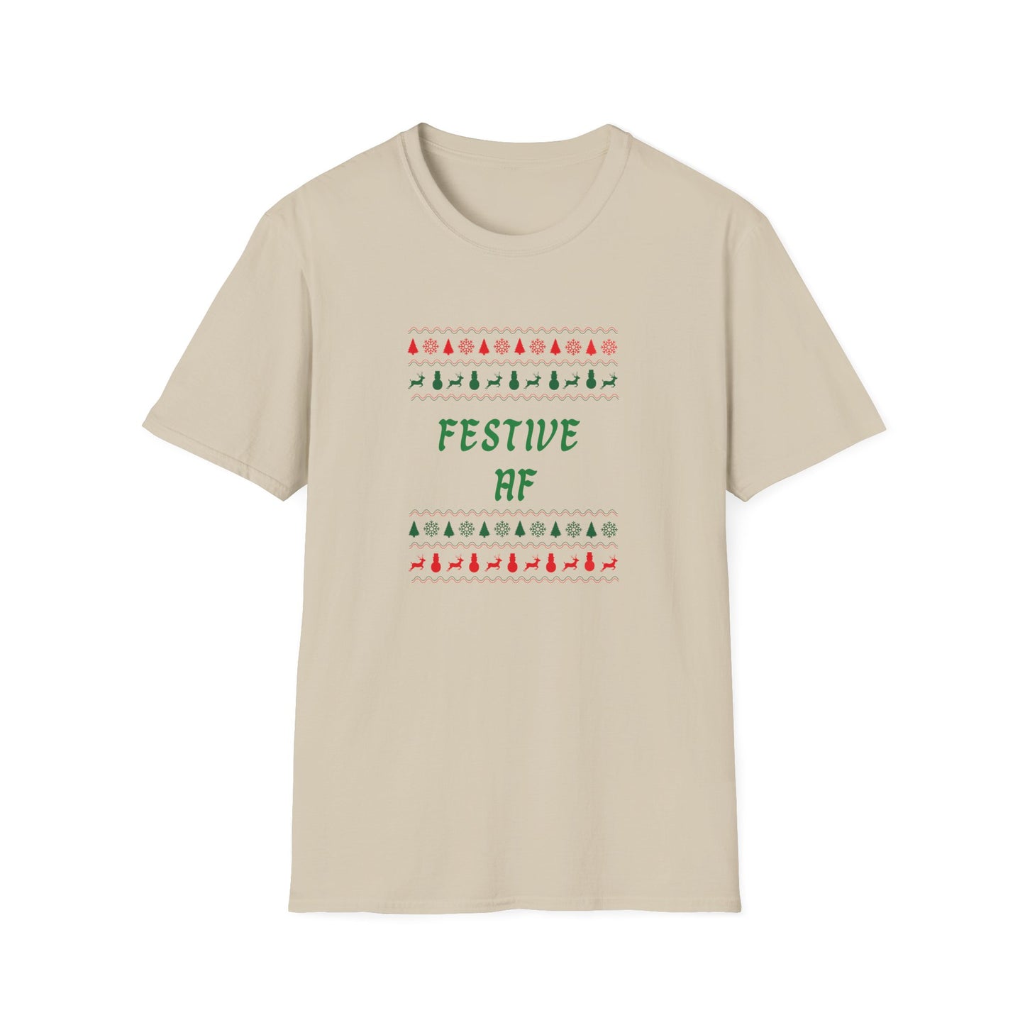 Festive AF - Unisex Softstyle T-Shirt
