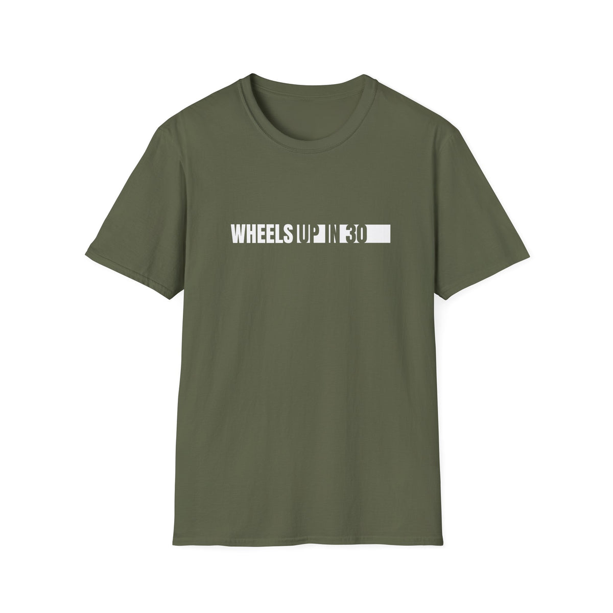 Wheels up in 30 (Criminal Minds) - Unisex Softstyle T-Shirt