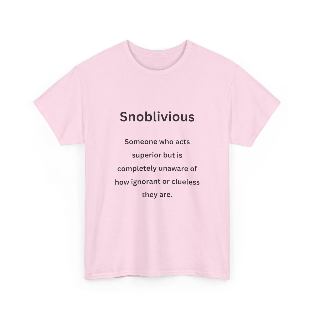 Snoblivious - Urban Words - Unisex Heavy Cotton Tee