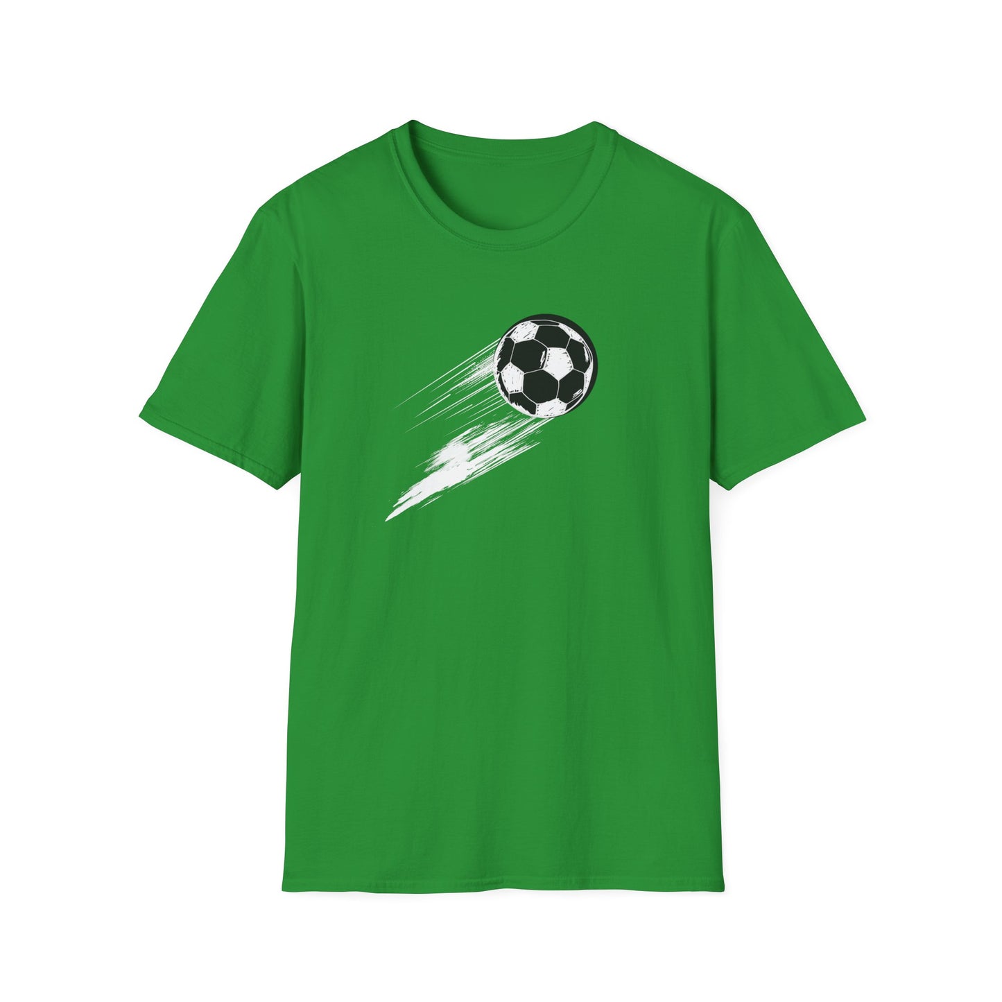 Soccerball Swoosh - Unisex Softstyle T-Shirt