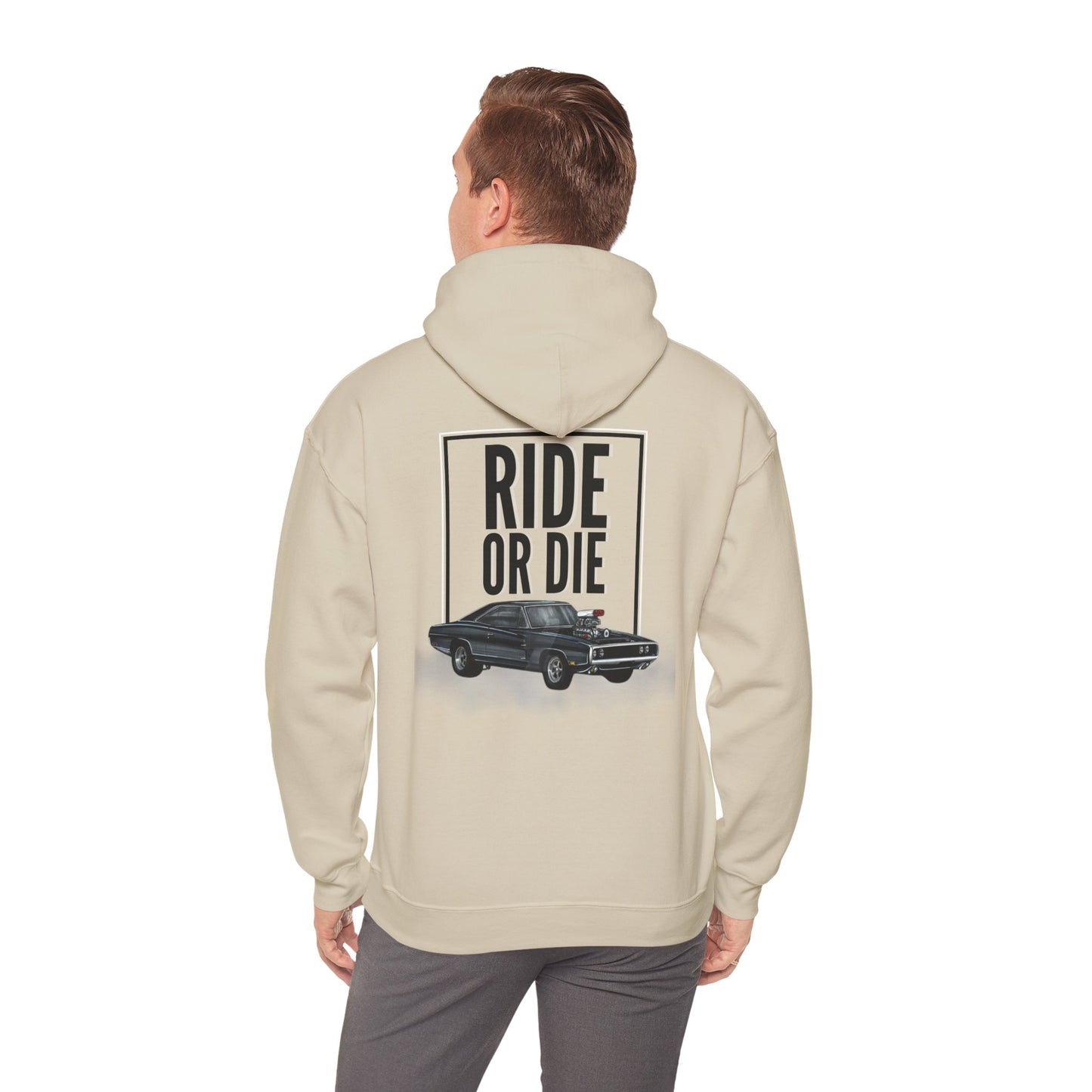 Ride or Die (printed on back) - Modern Vibes - Unisex Heavy Blend™ Hooded Sweatshirt