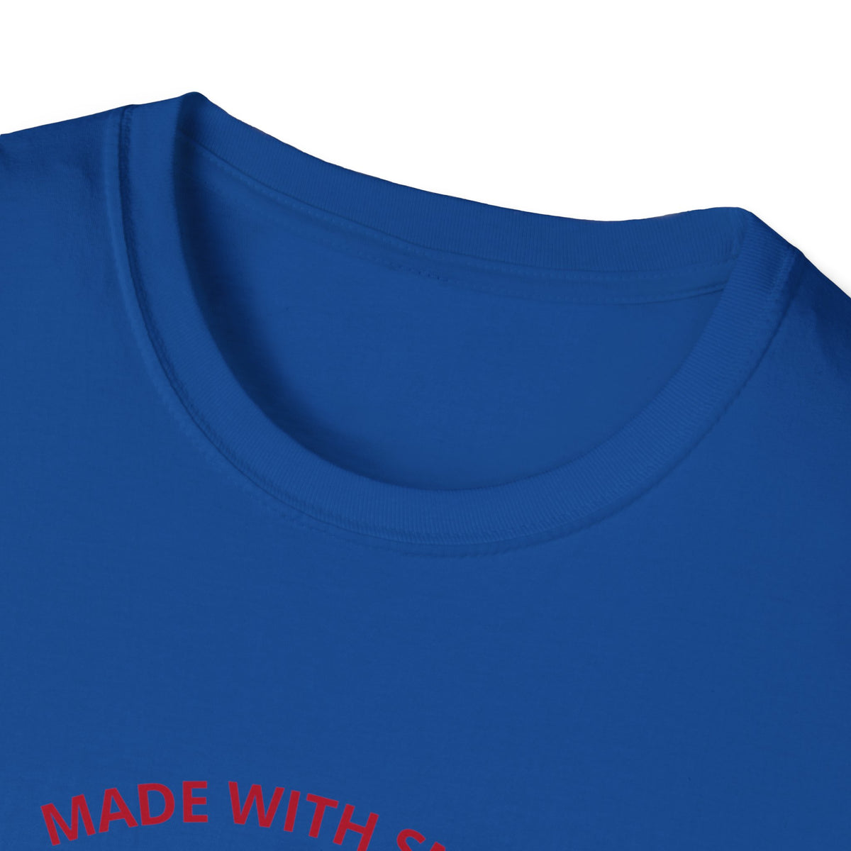 White Xmas (red) - Unisex Softstyle T-Shirt