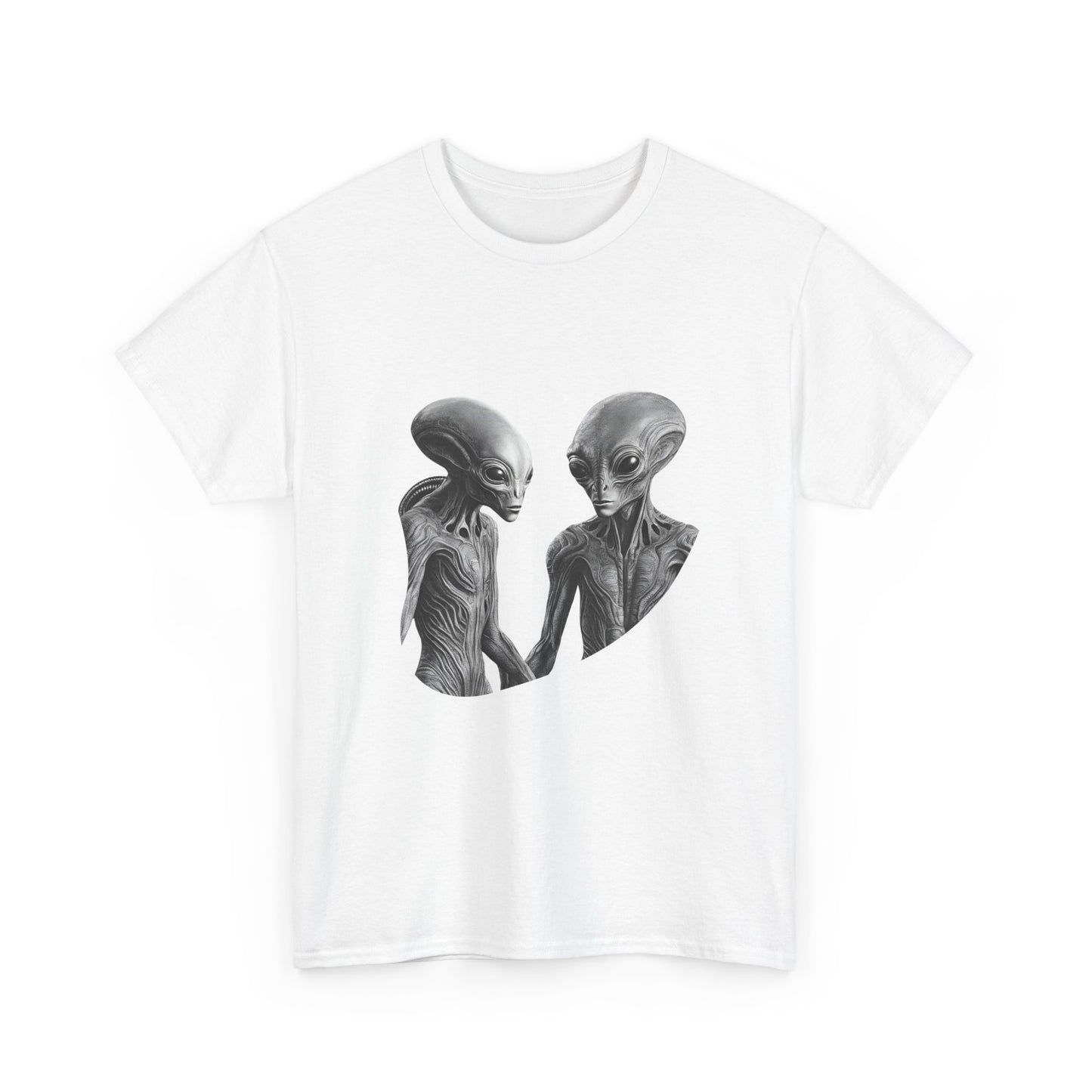 Aliens - Statement Graphic - Unisex Heavy Cotton Tee