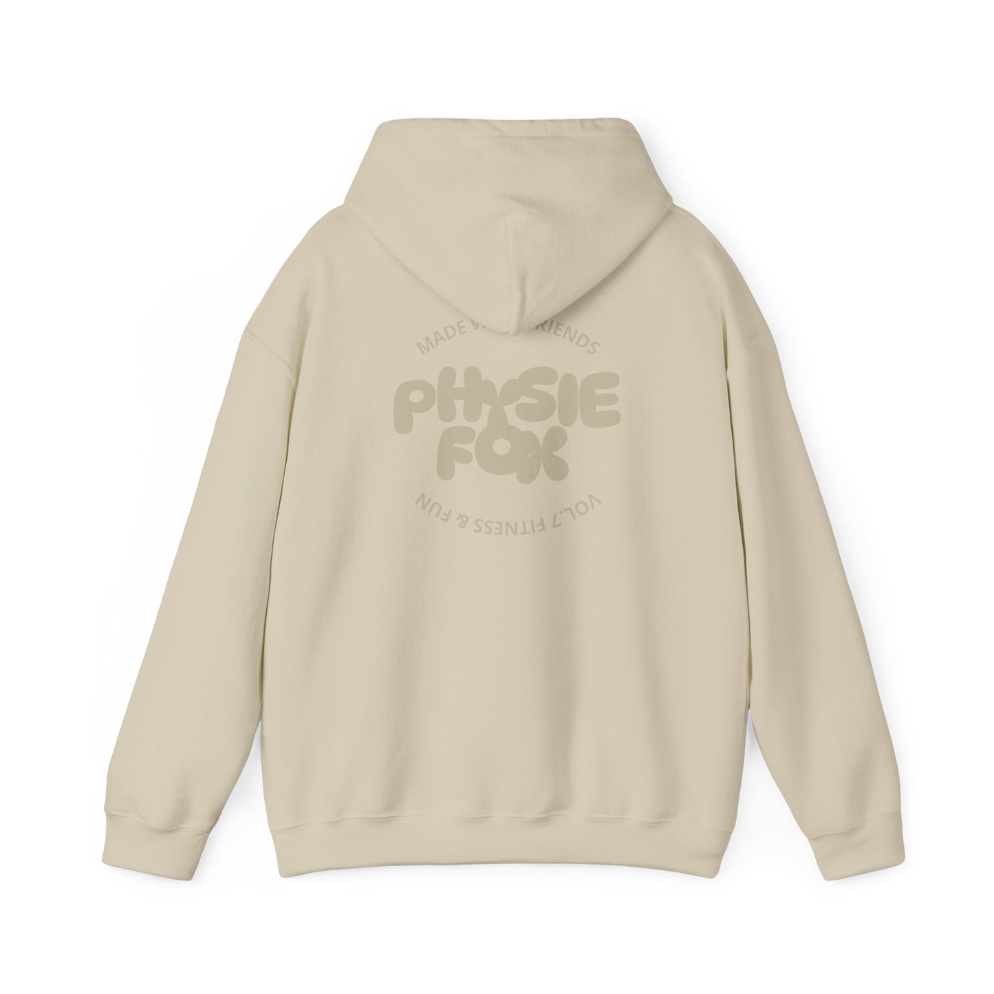 Physie Fox (printed on back) - Unisex Heavy Blend™ Hooded Sweatshirt