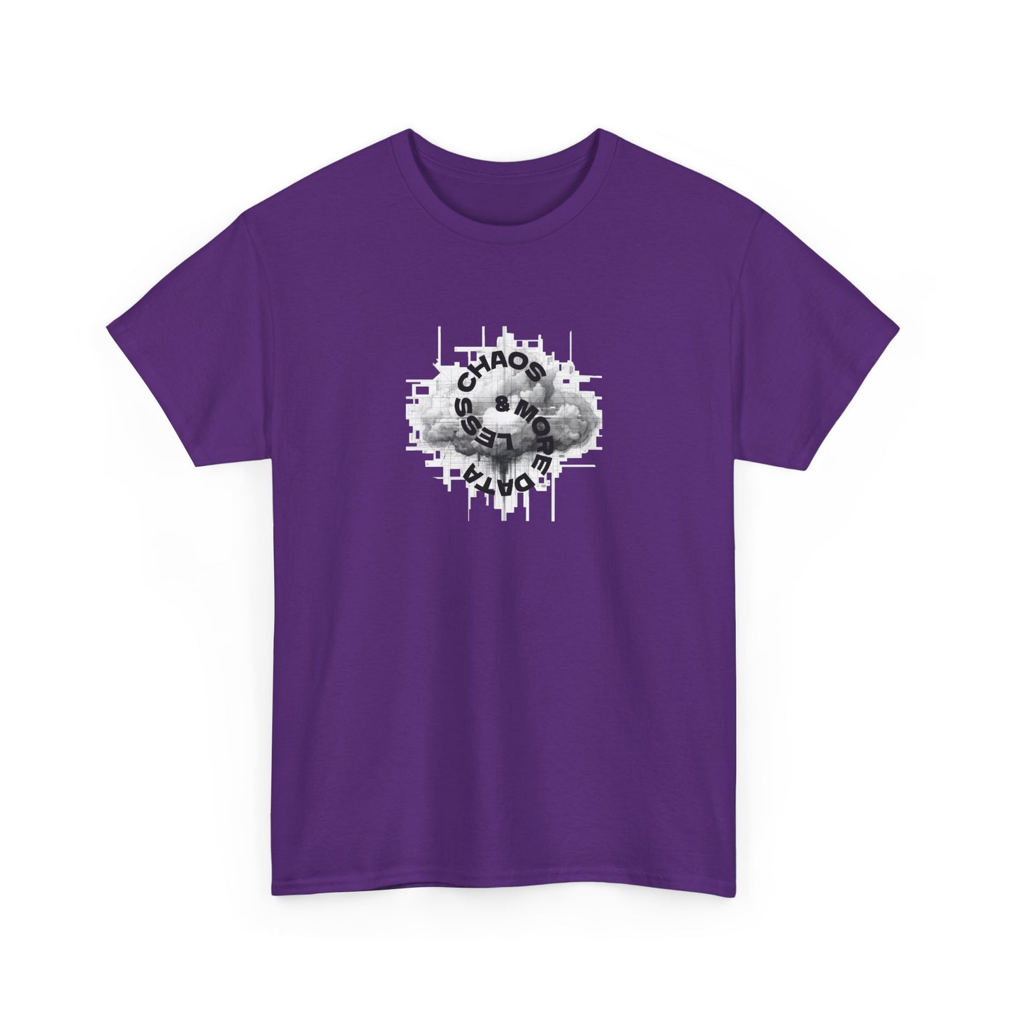 Less Chaos, More Data - Unisex Heavy Cotton Tee