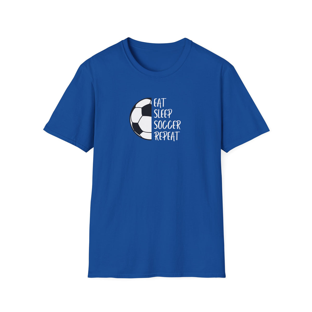 Eat Sleep Soccer Repeat - Unisex Softstyle T-Shirt