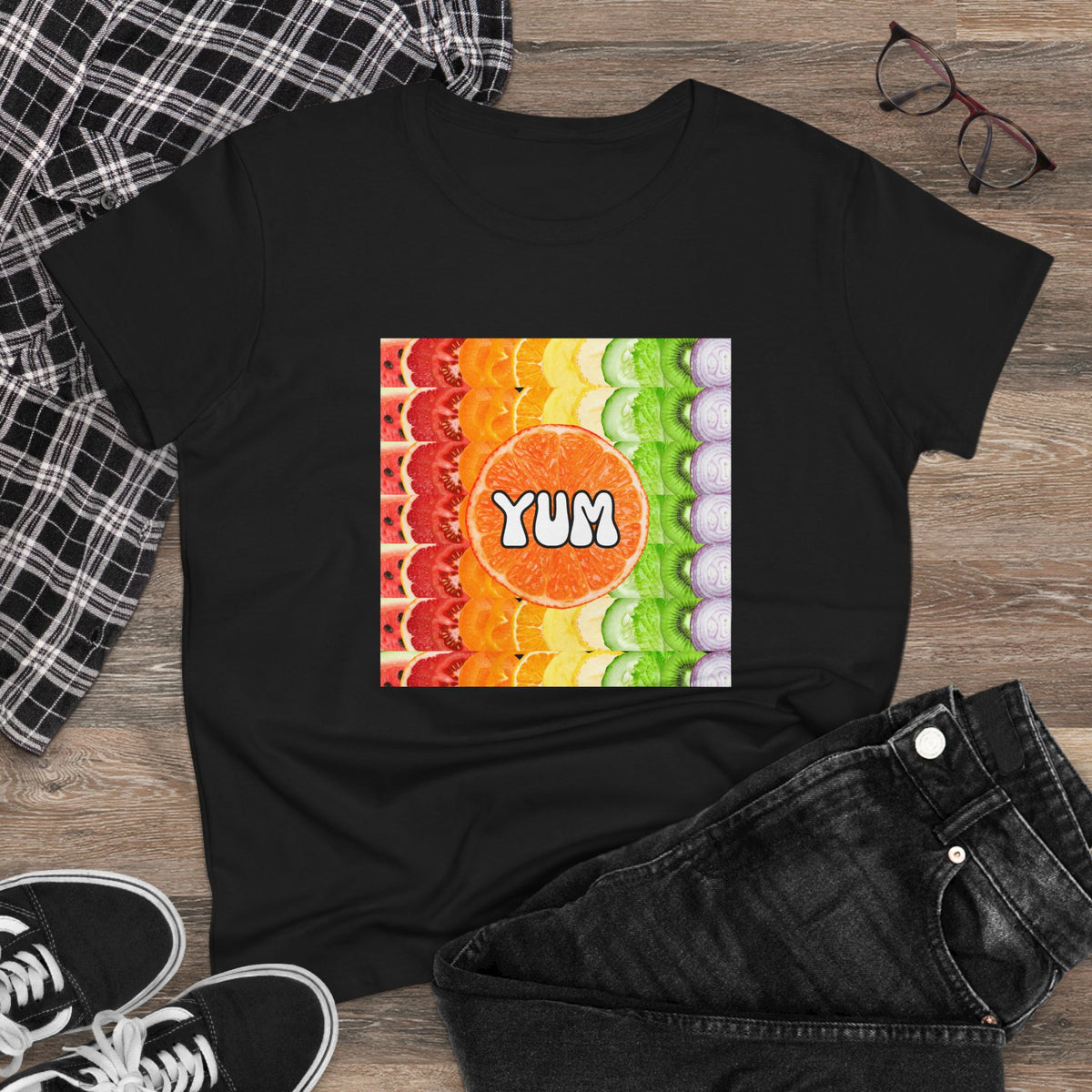 Yum! - Women's Midweight Cotton Tee
