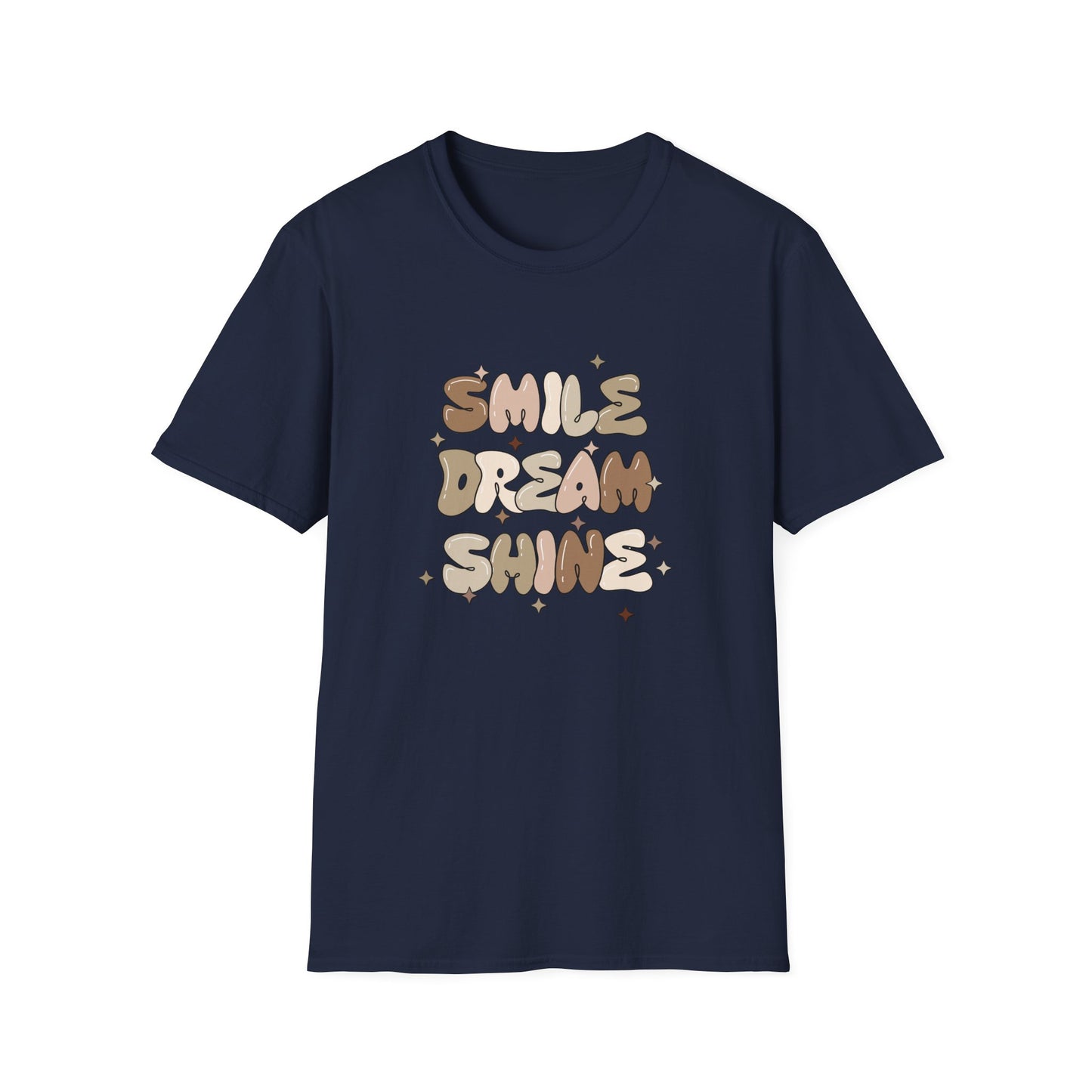Smile Dream Shine (neutral) - Unisex Softstyle T-Shirt