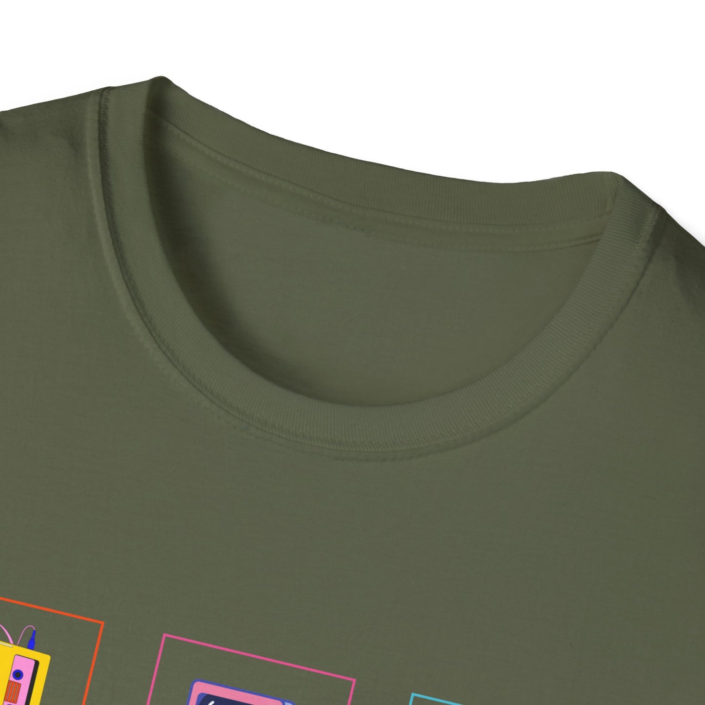 Retro Tech Crew - Unisex Softstyle T-Shirt