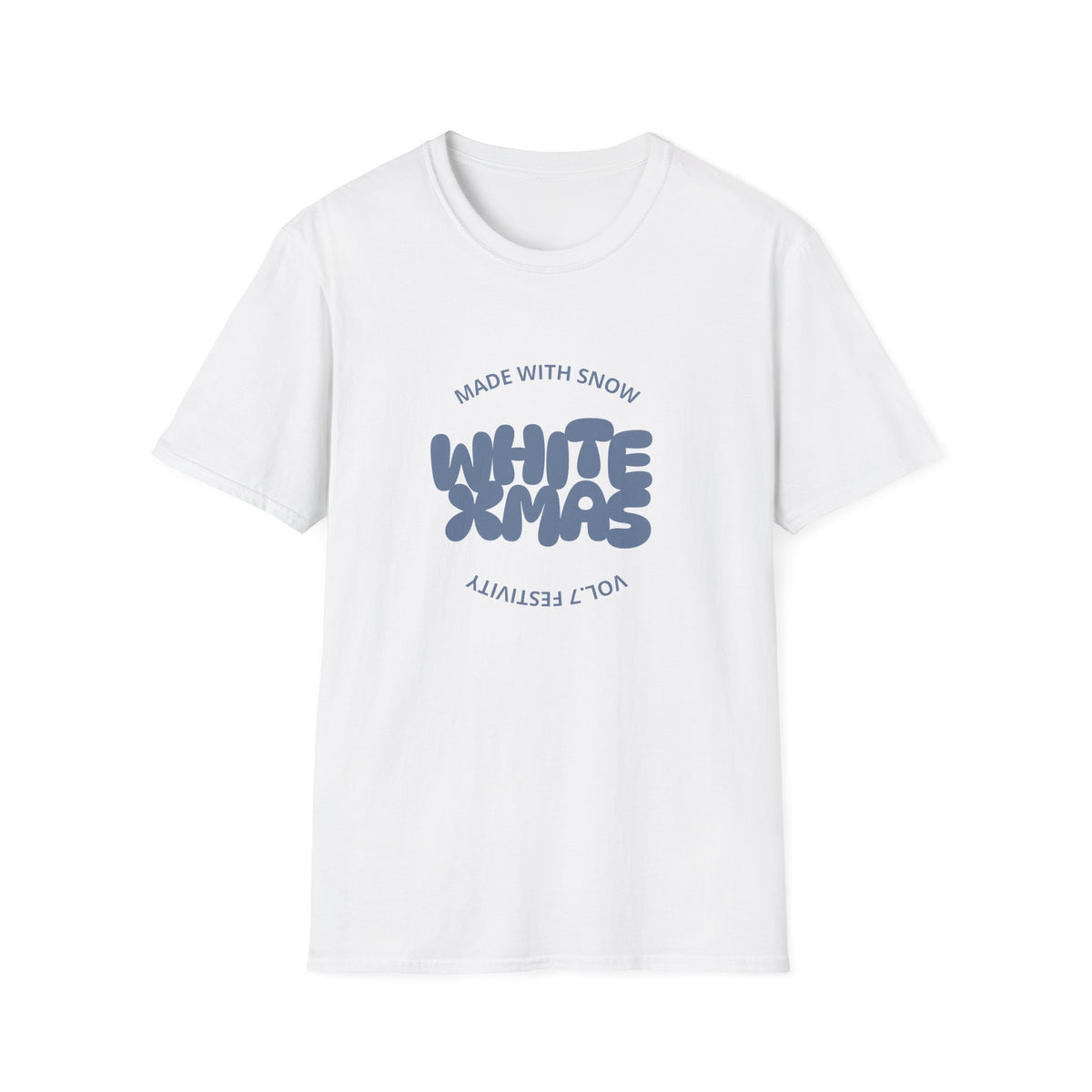 White Xmas - Unisex Softstyle T-Shirt
