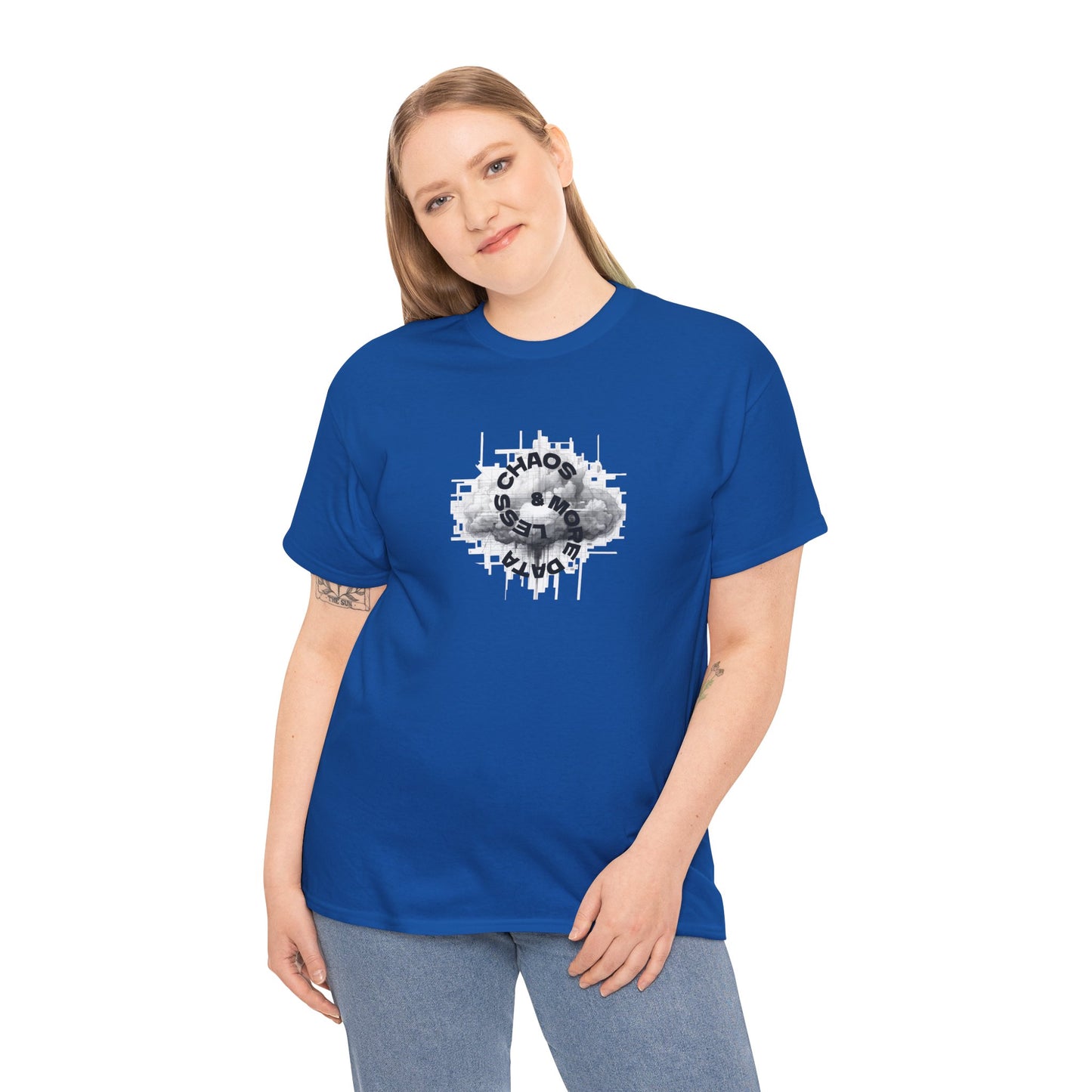 Less Chaos, More Data - Unisex Heavy Cotton Tee