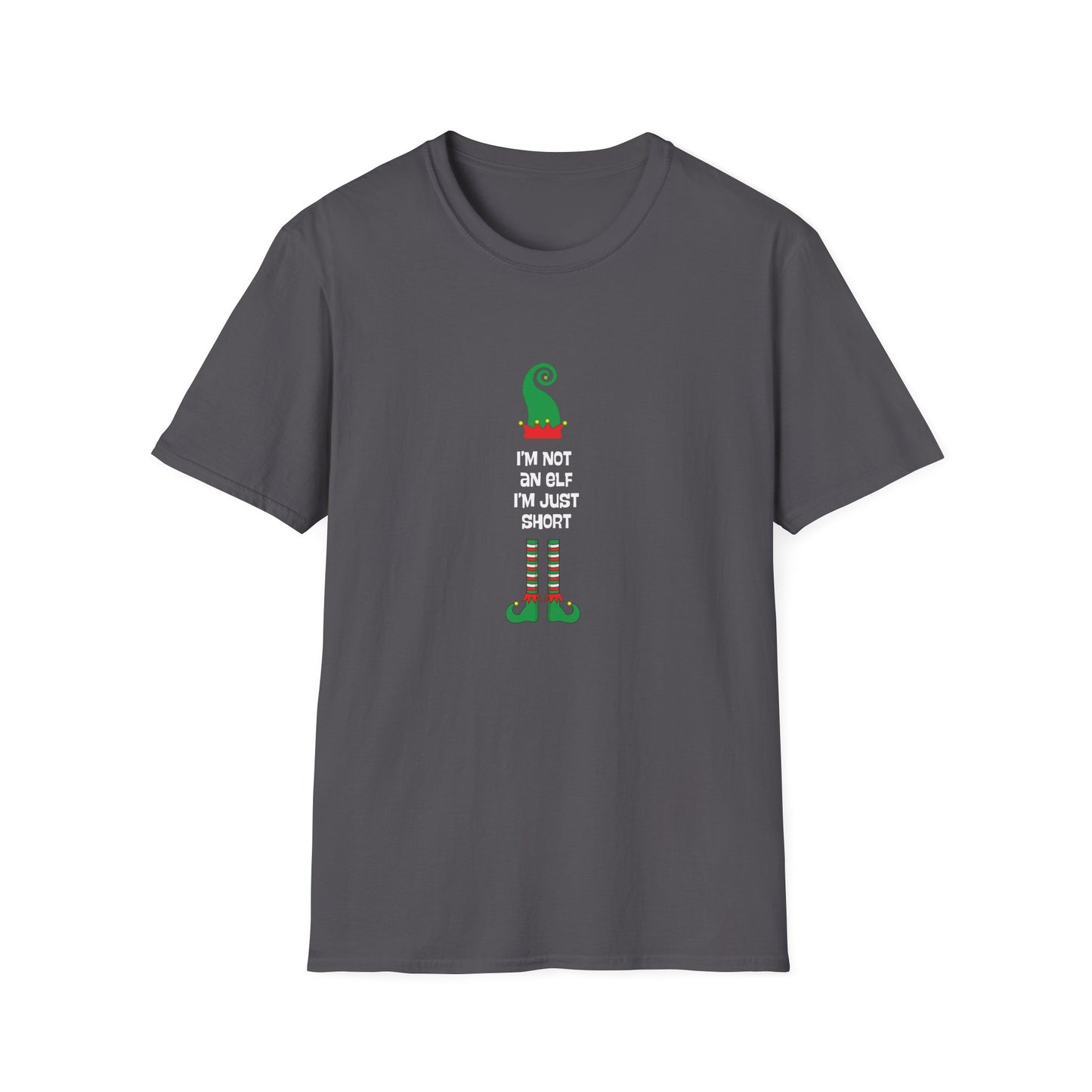 I'm not an elf, I'm just short - Unisex Softstyle T-Shirt