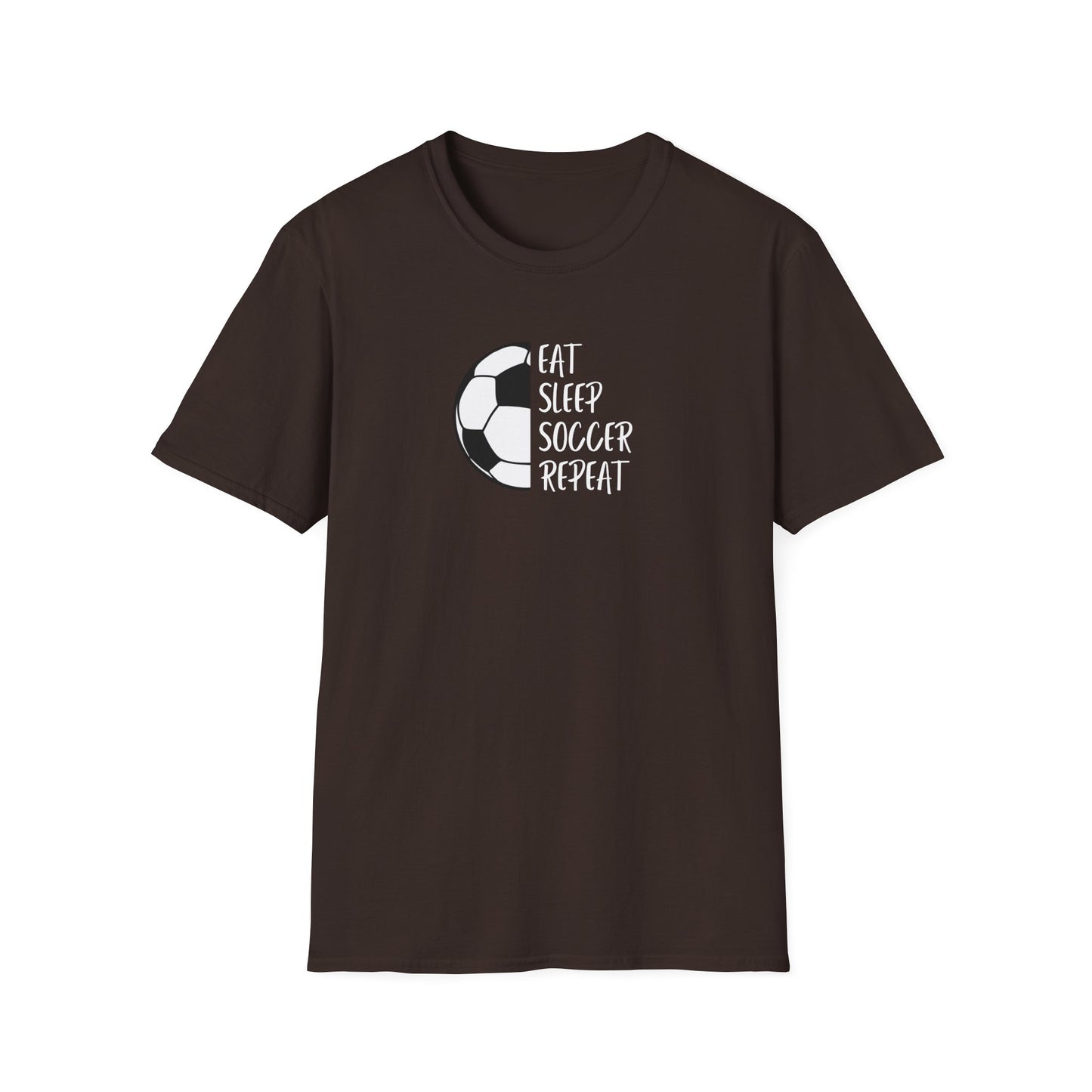 Eat Sleep Soccer Repeat - Unisex Softstyle T-Shirt